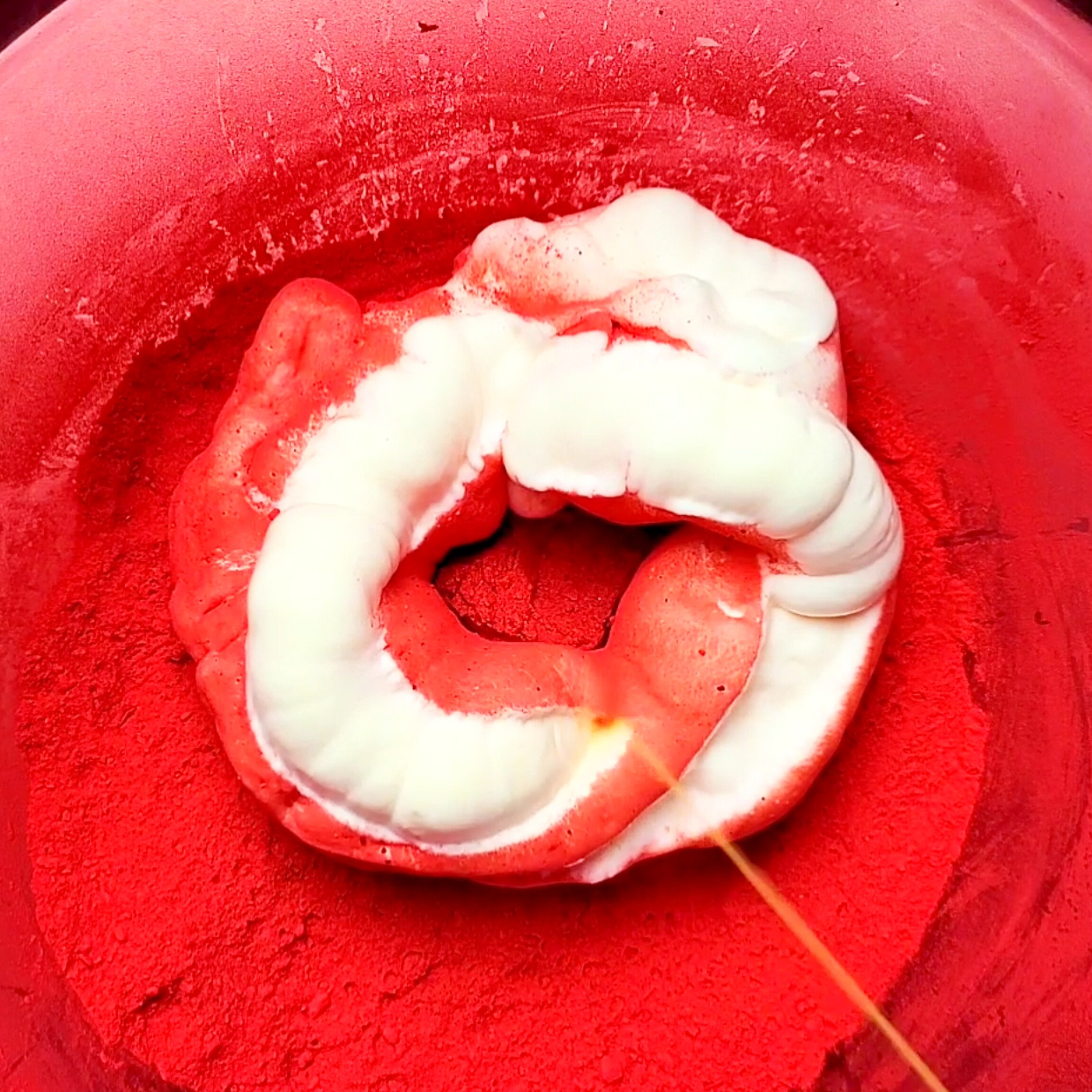 Intense Red Holi + Spray Foam Reforming Session 😌❤️
