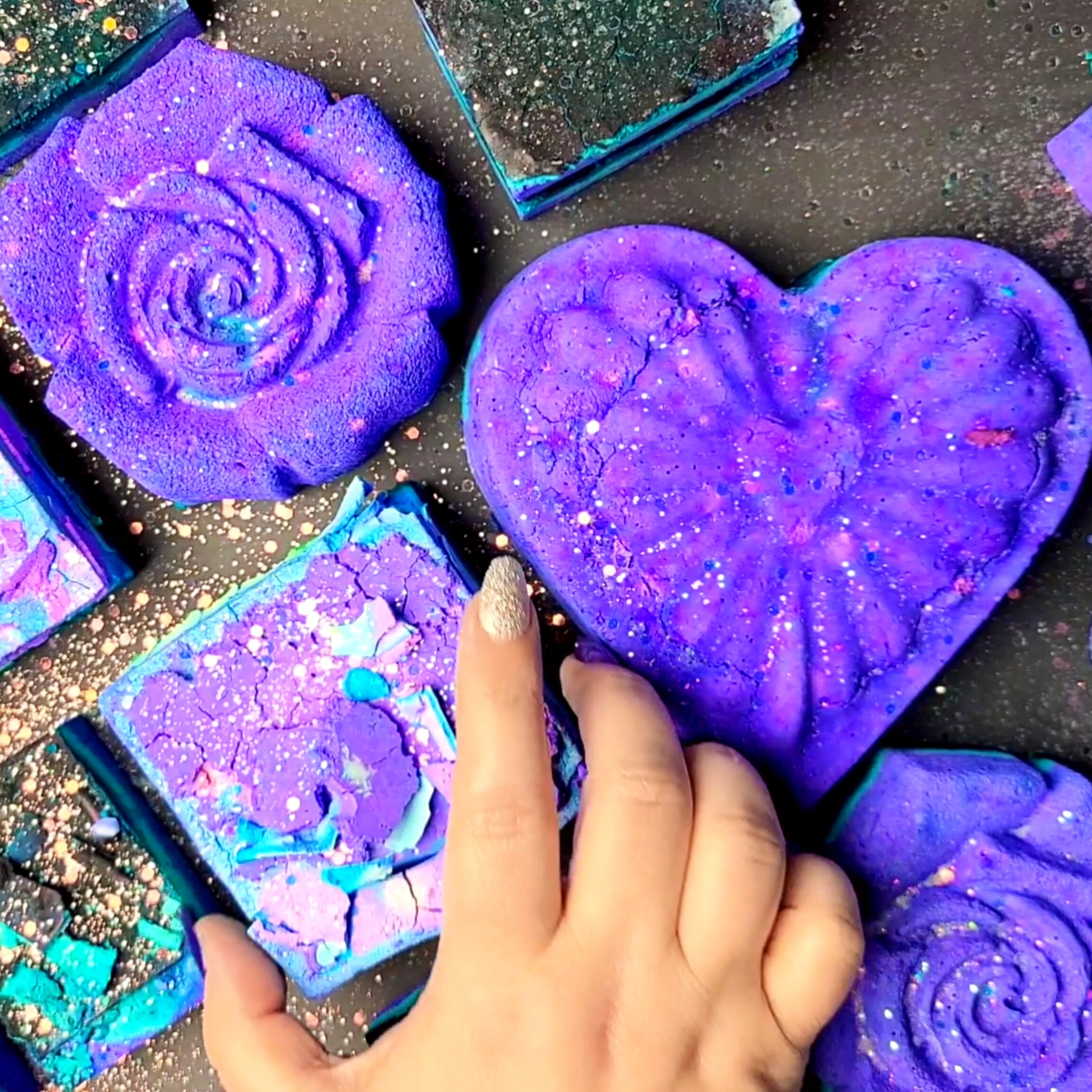 Ombré Turquoise & Purple Collab w/ Everybody Hates Nadia! Comeback Collab Series 2/5!