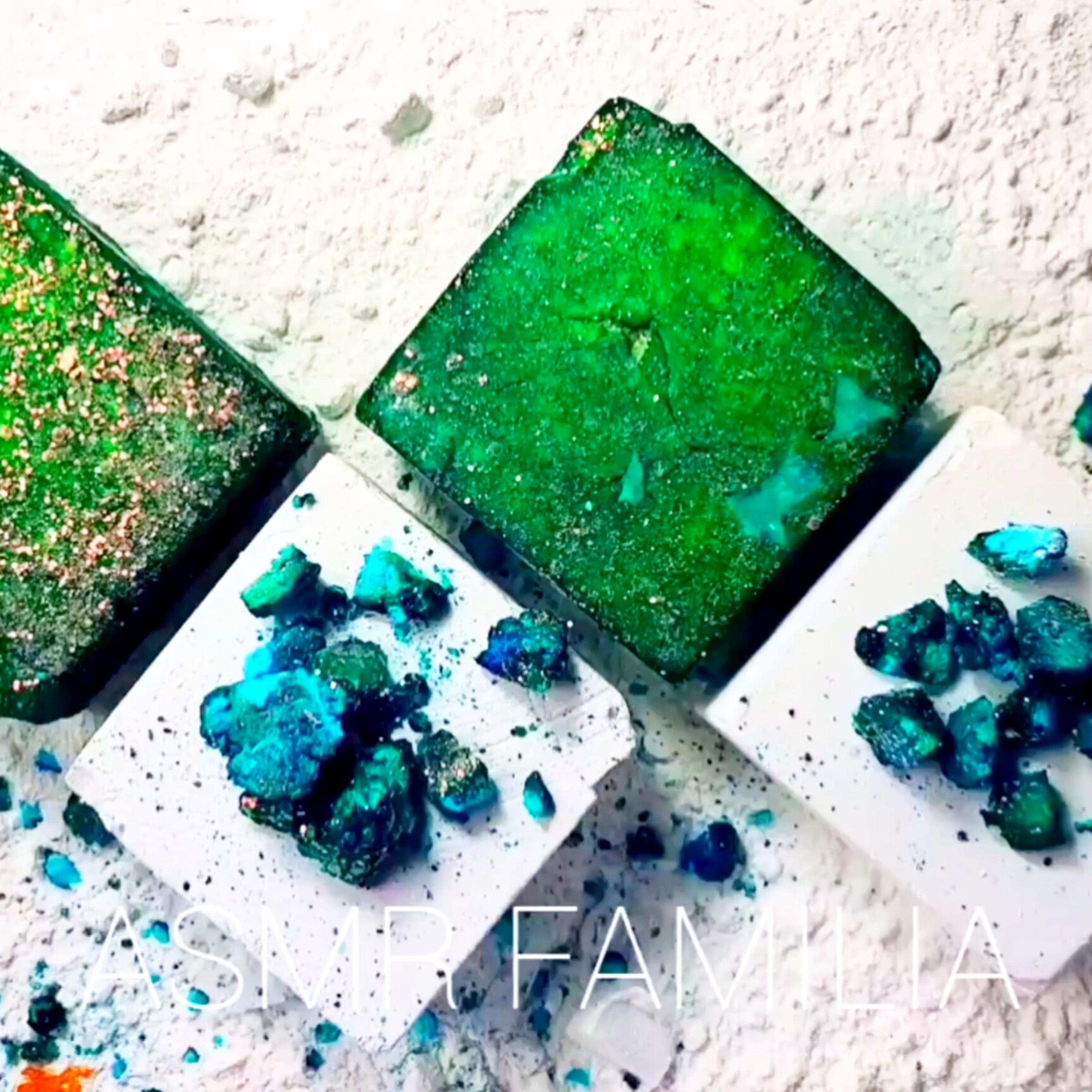 Blue Dyed Gym Chalk Throwbacks! 💙😌 Satisfying Gym Chalk Crushing ASMR