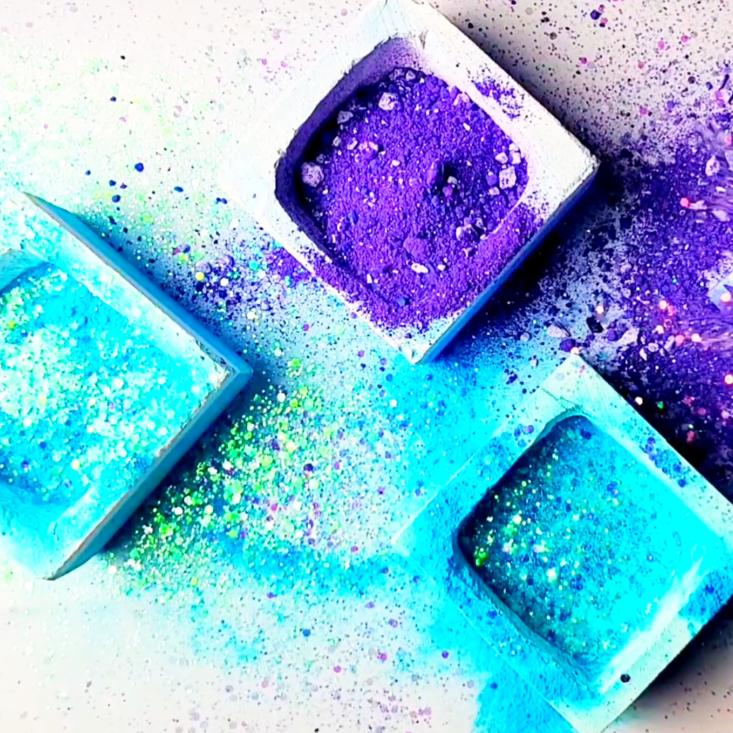 Holi & Glitter Chalk Bombs Collab w/ ASMR Gabbs! Comeback Collab Series 4/5!