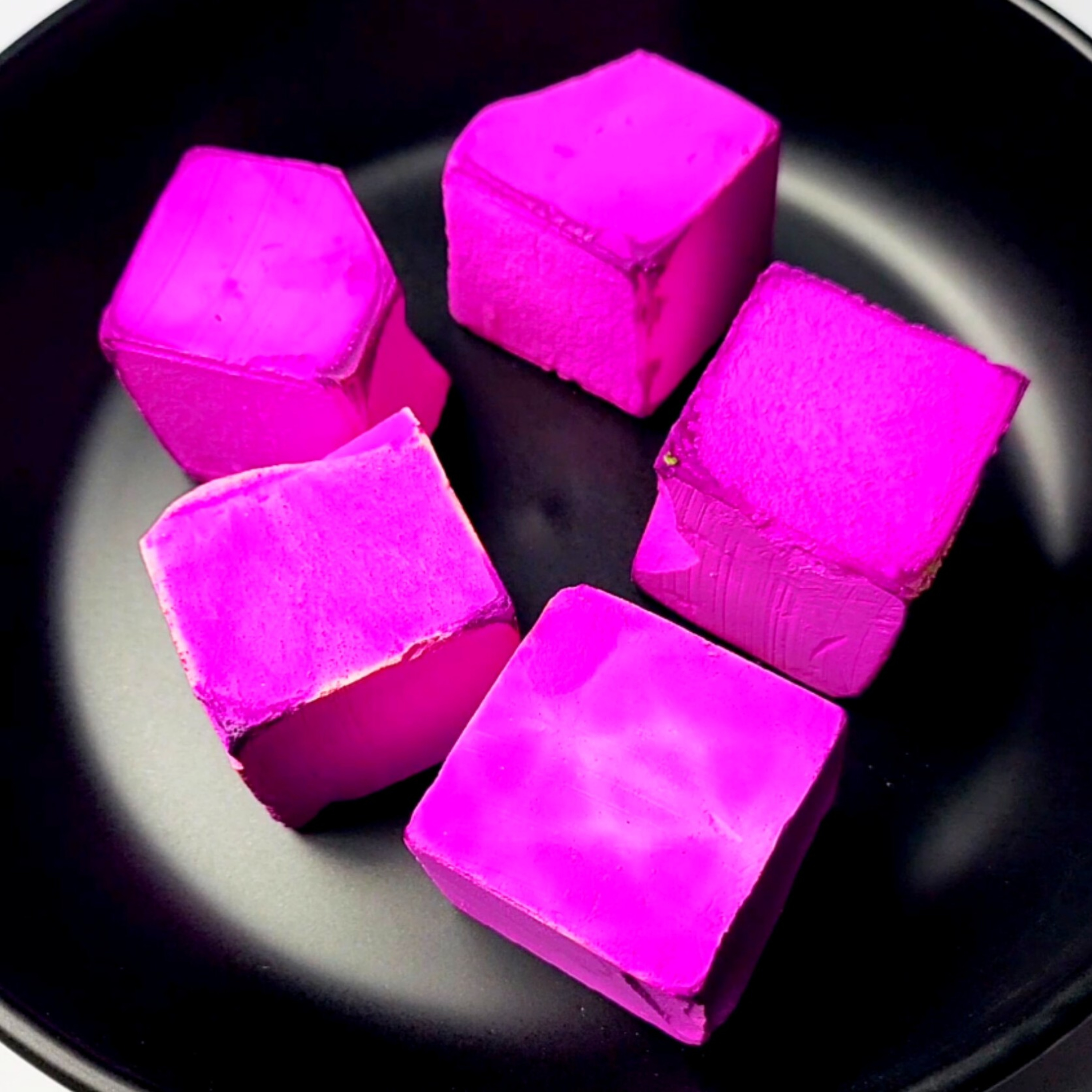 Fuchsia Dyed Gym Chalk Cubes 💕🔥 Crunchy Gym Chalk Crushing Sounds