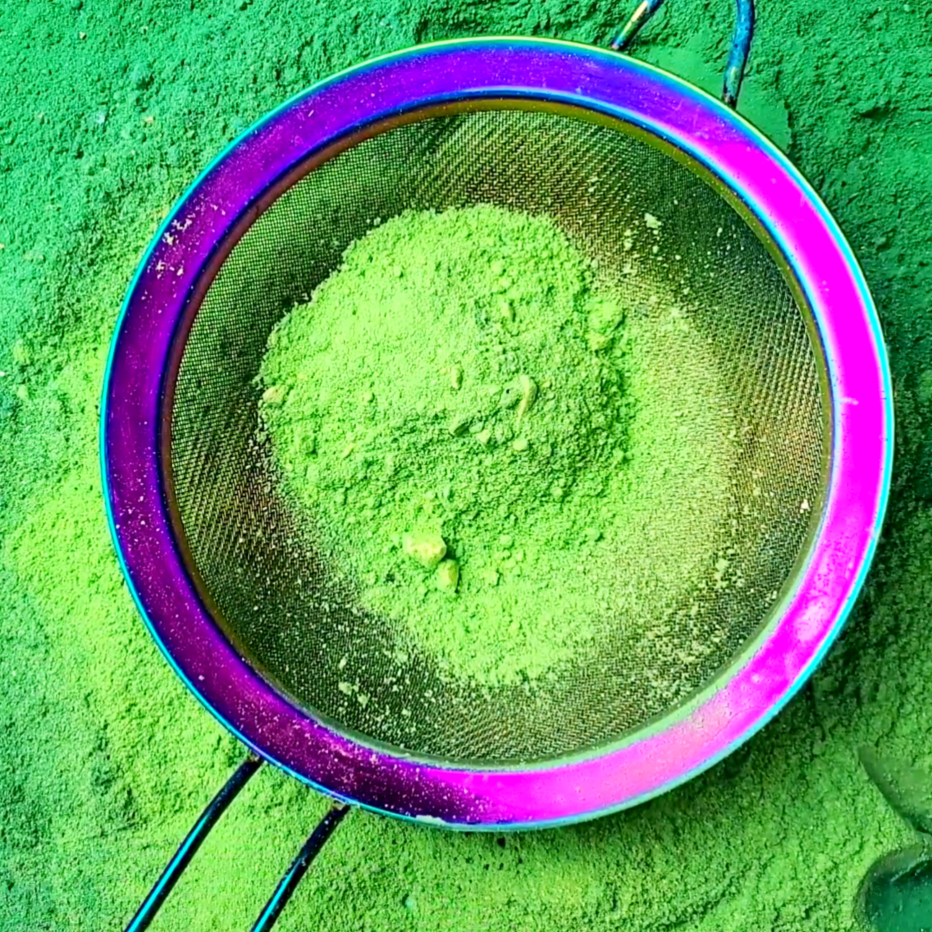 *NEW* Restock Prep Pt 1! 🐍♻️💚 Sifting, Mixing, Reforming Green Cornstarch & Gym Chalk Powders