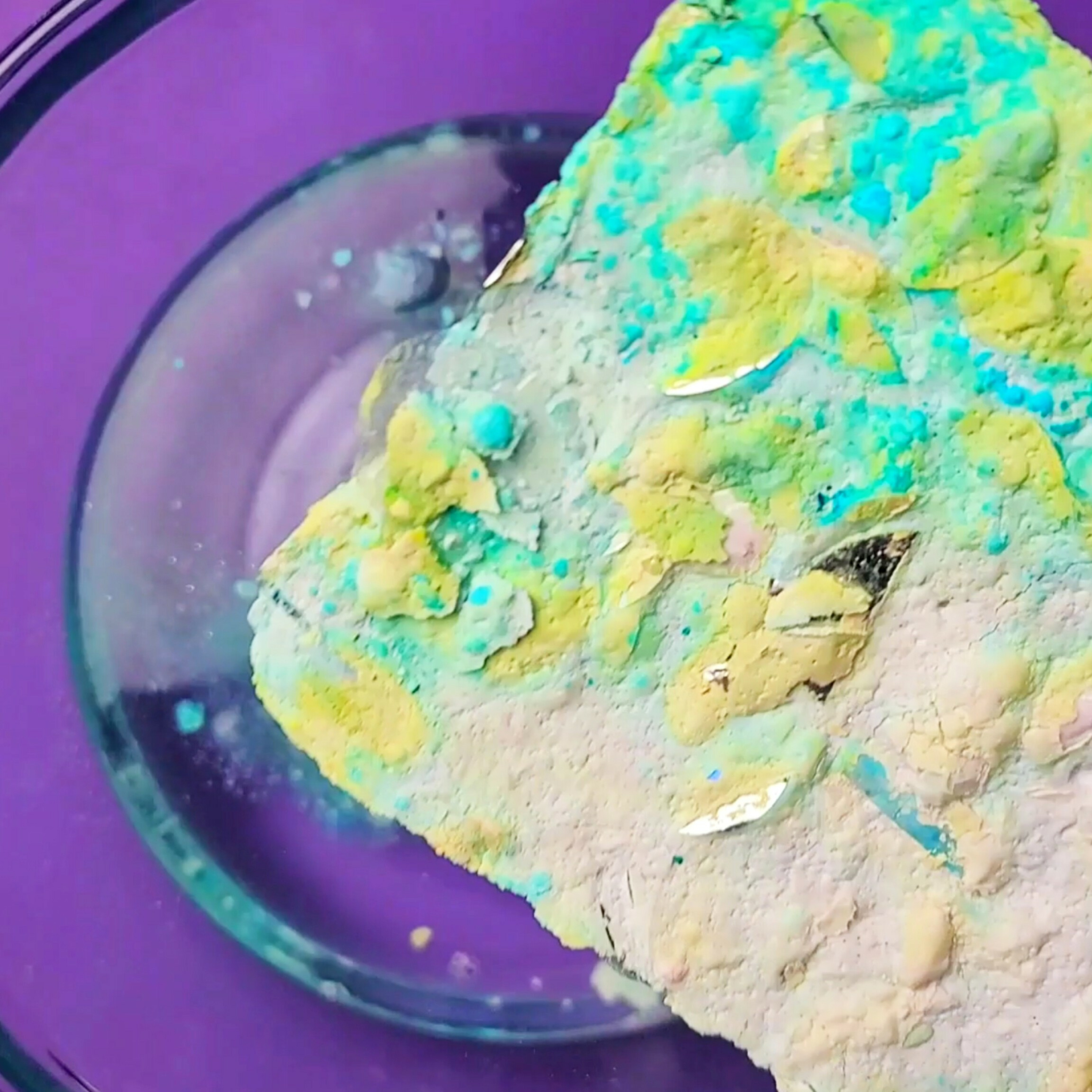 Mr Clean Confetti Slab Water Crush HBD Collab Small Talk with Chalk! 🩵🎉