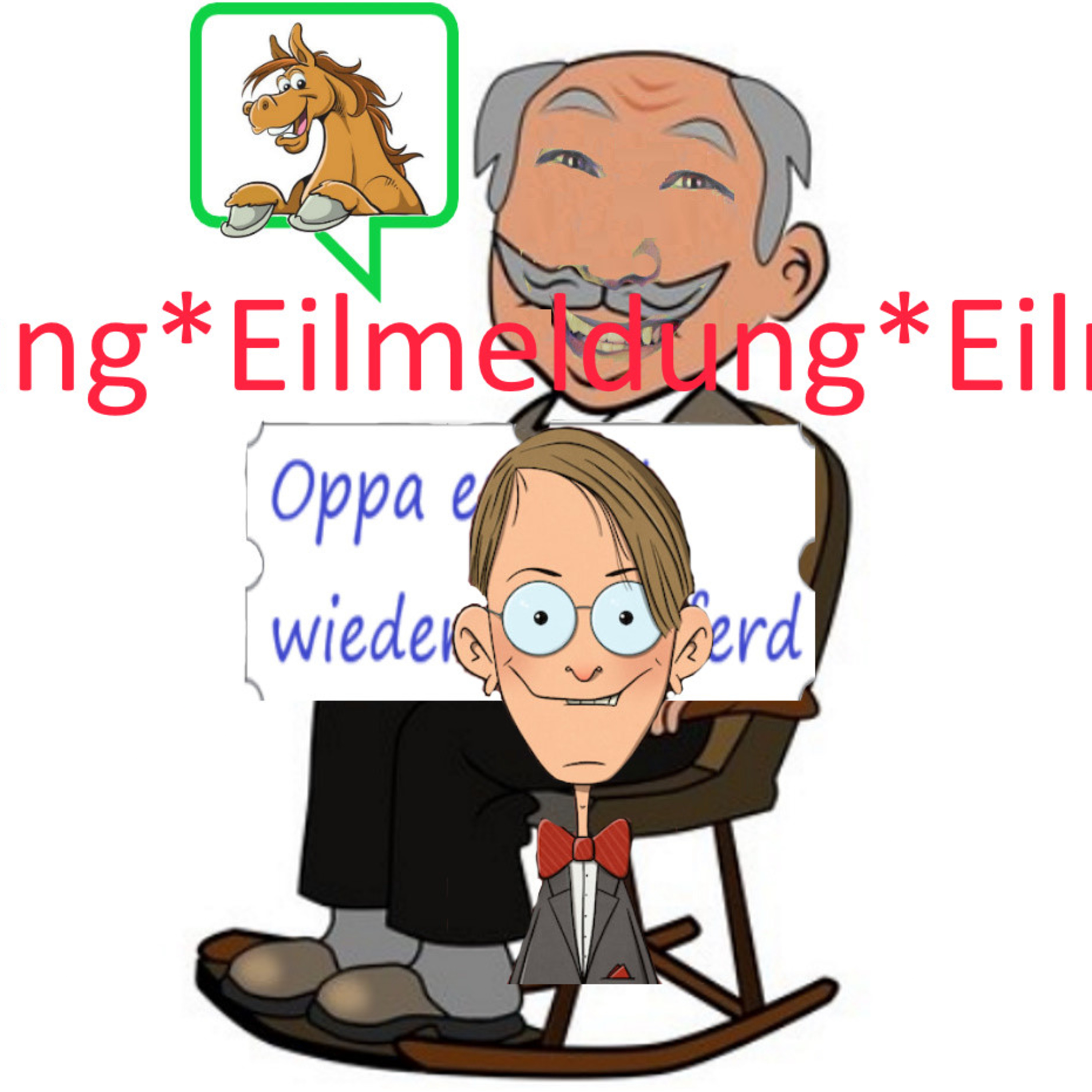 Oppa erzählt wieder vom Pferd
