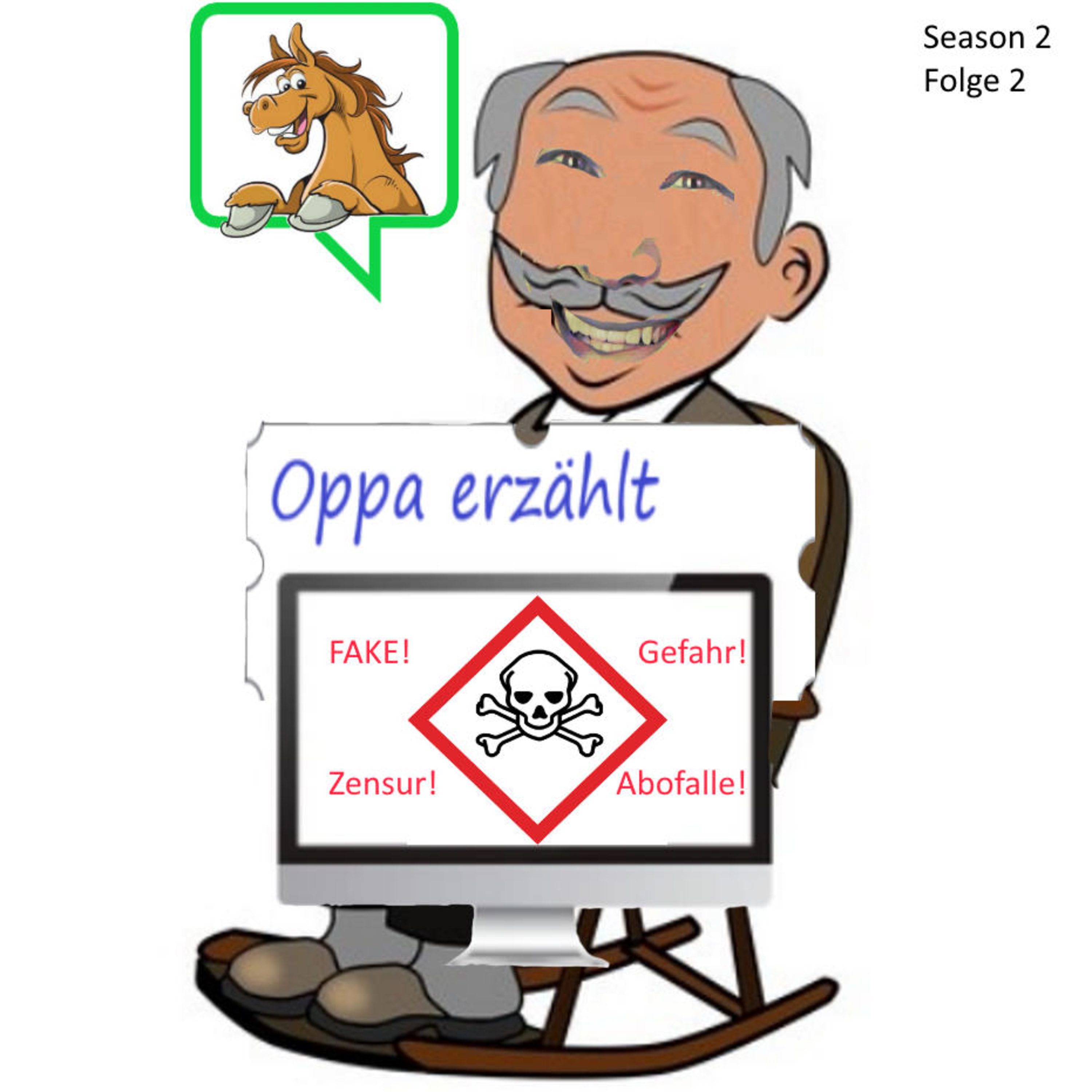 Oppa erzählt wieder vom Pferd
