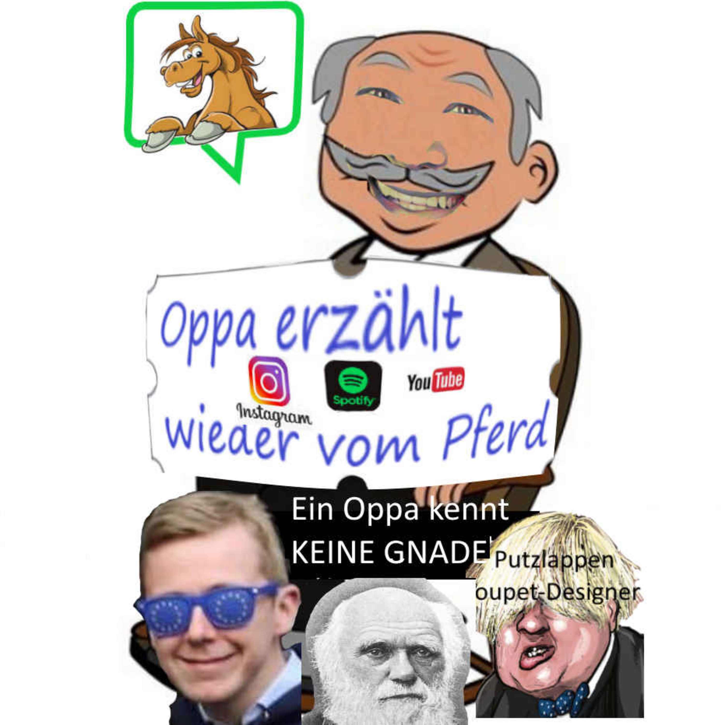Oppa erzählt wieder vom Pferd