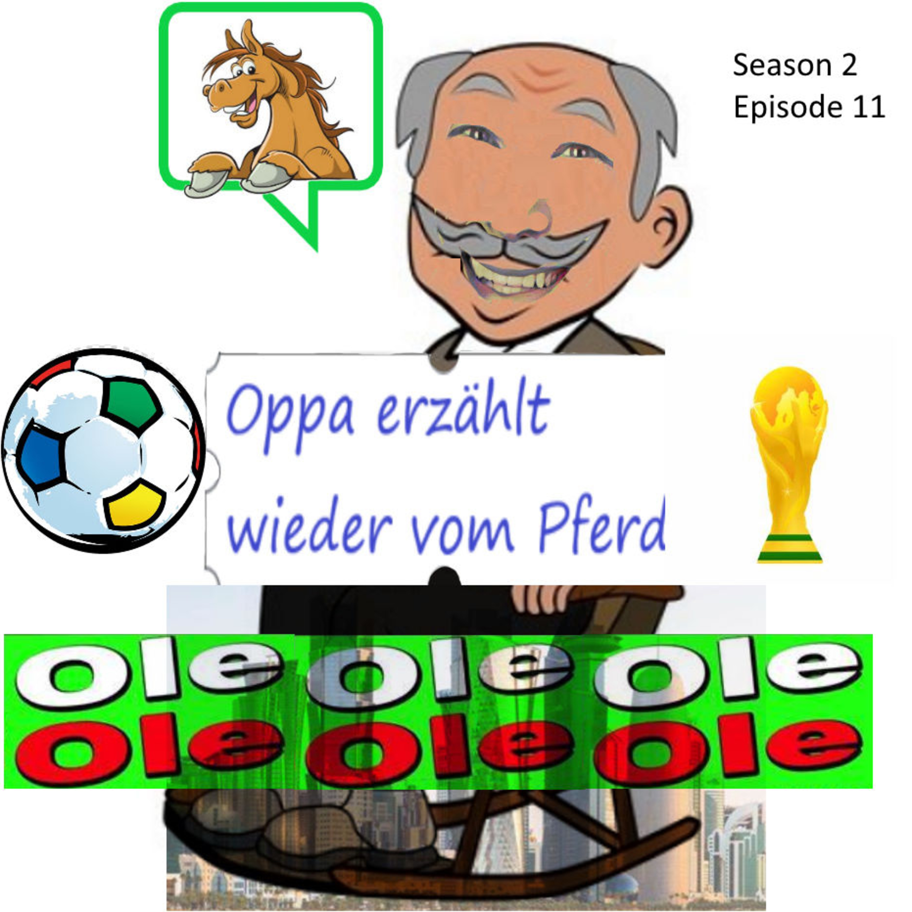 Oppa erzählt wieder vom Pferd