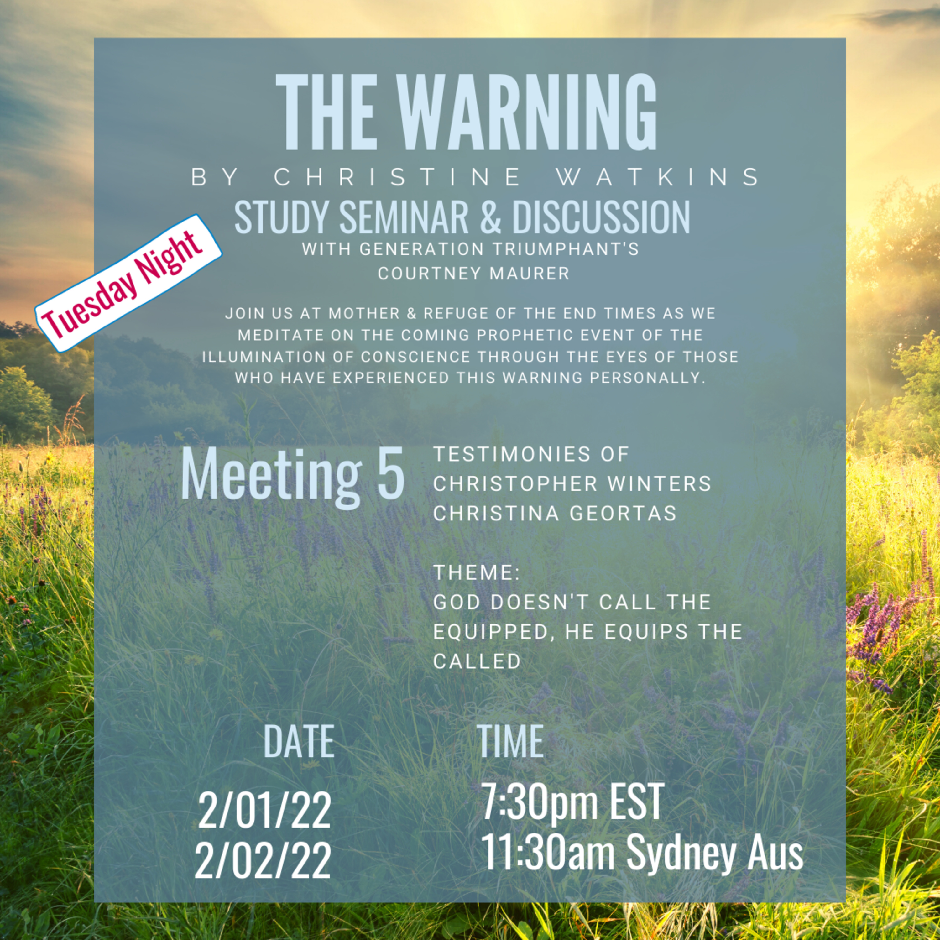 15mins or less of Faith Formation! Sharing is Caring