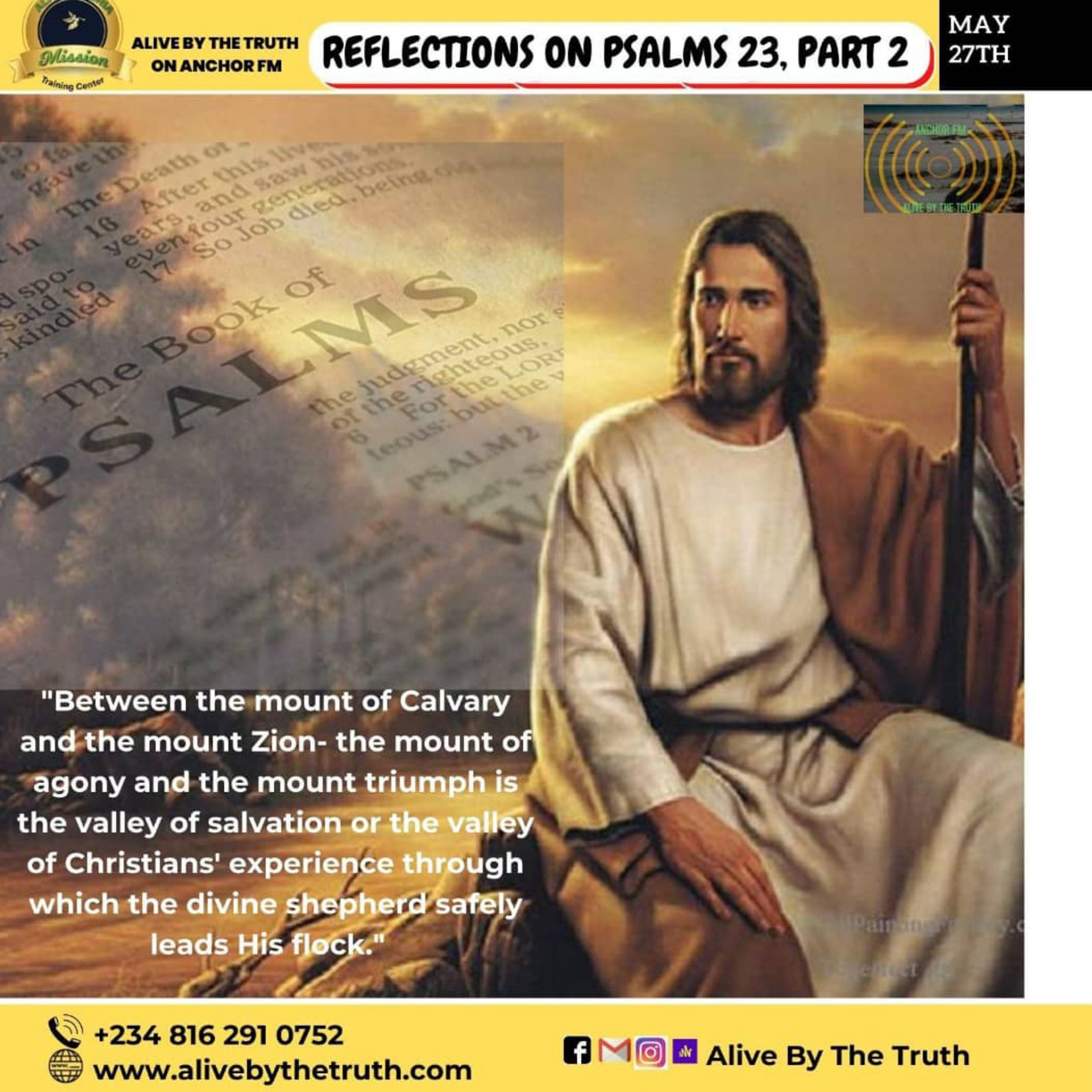 Reflections on Psalm.23 Part 2 episode artwork