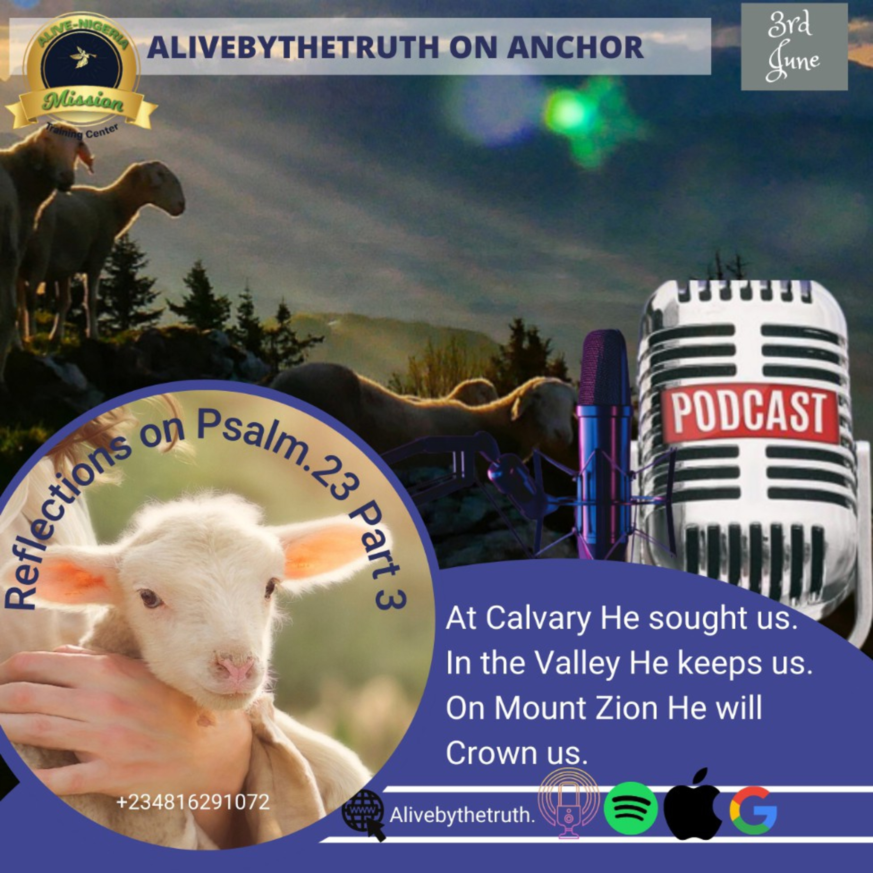 Reflections on Psalm 23 Part 3. episode artwork