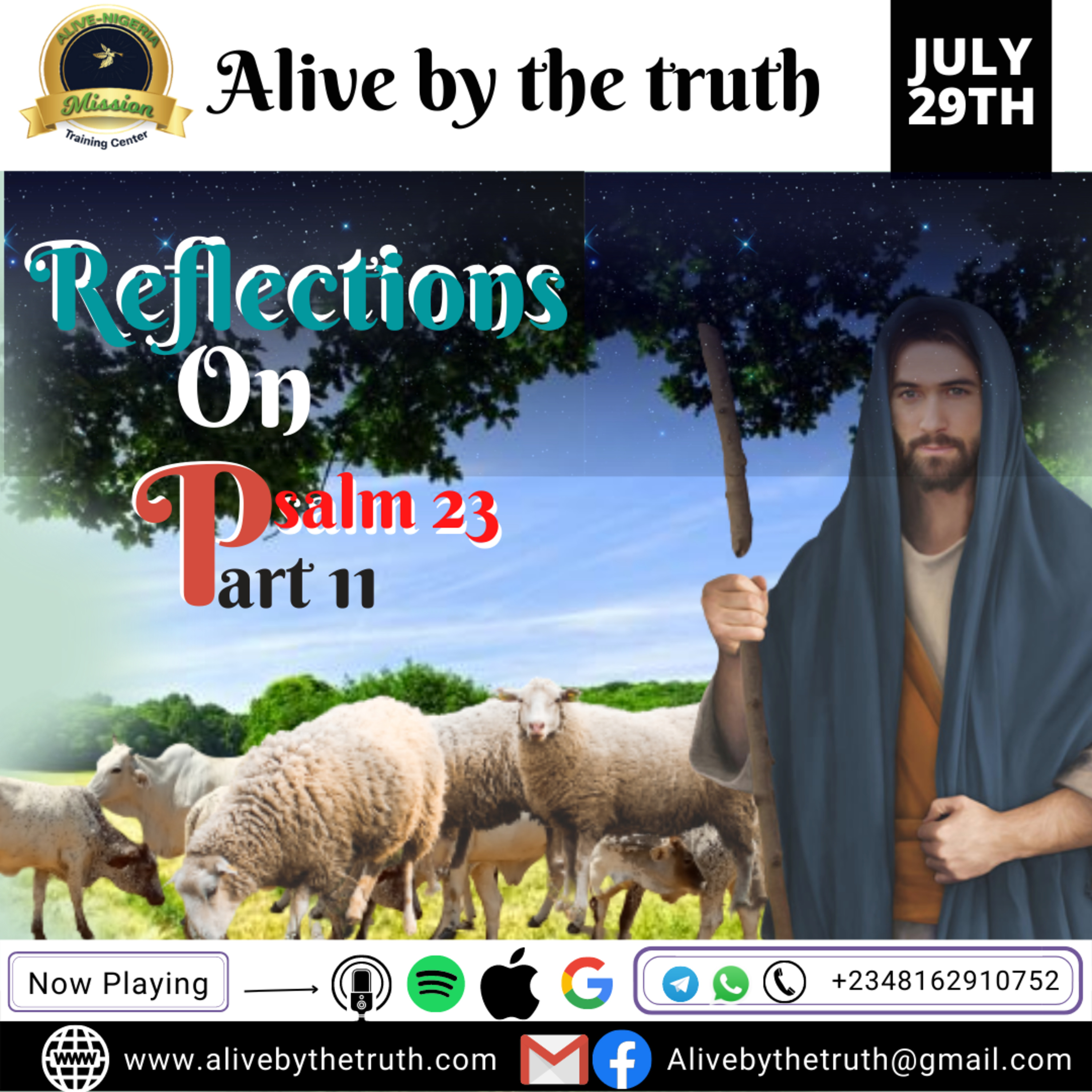Reflections on Psalms 23 Part 11 episode artwork