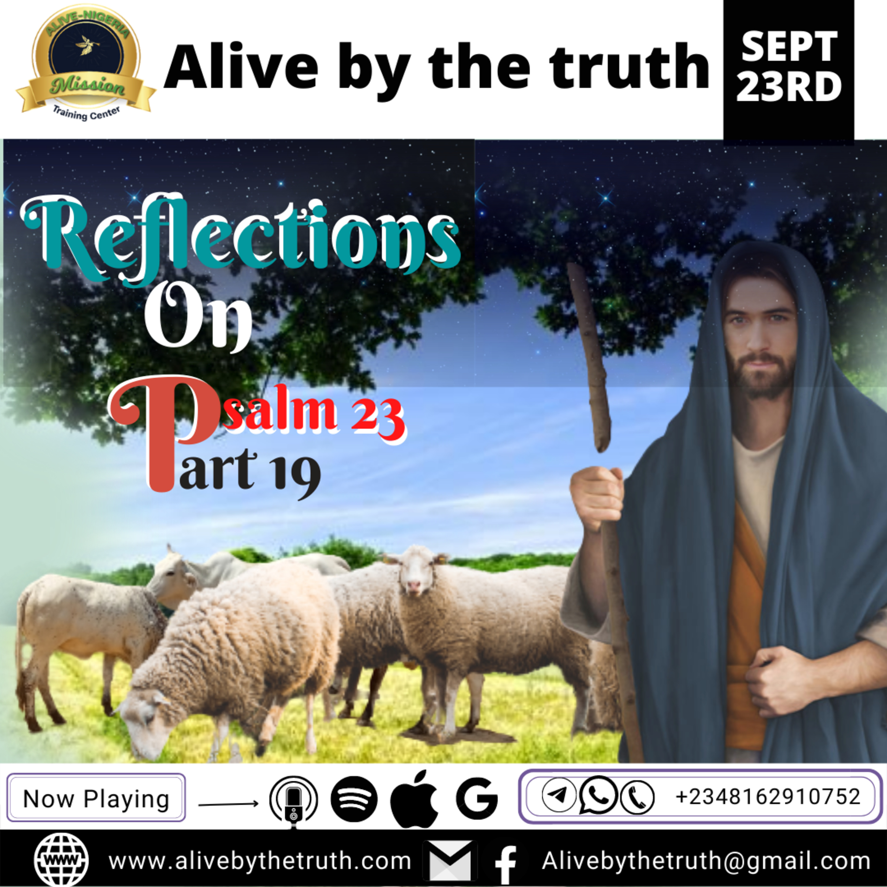 The Reflections on Psalm 23 Part 19 episode artwork