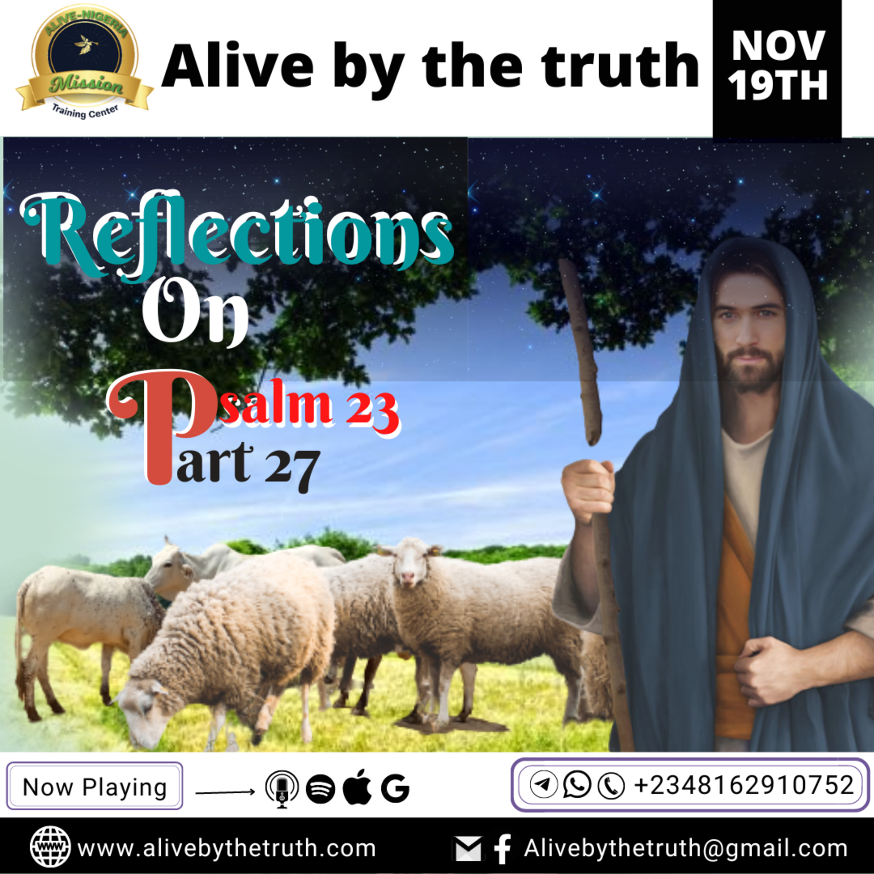 The Reflections on Psalm 23 Part 27 episode artwork