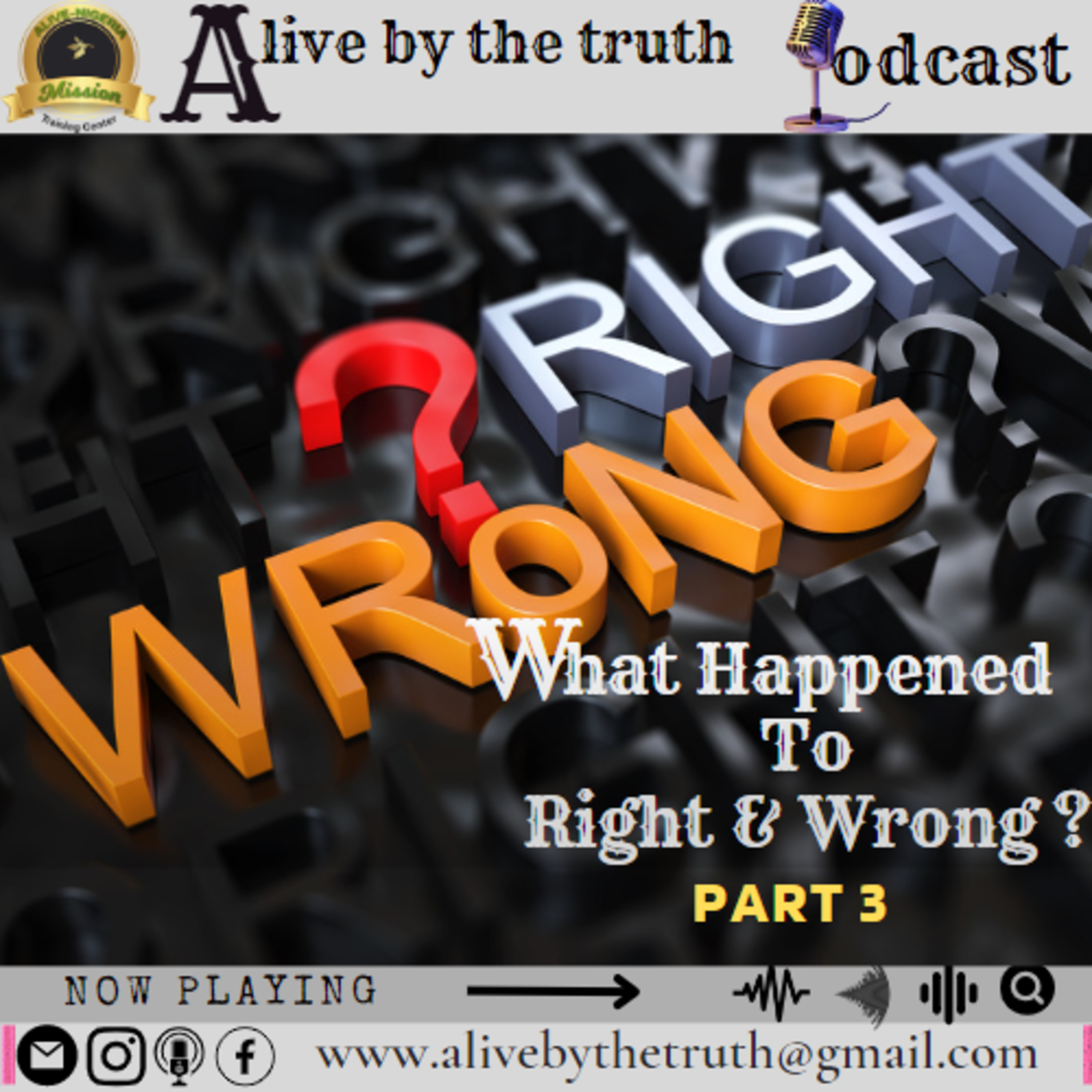 What happened to right and wrong? Part 3 episode artwork