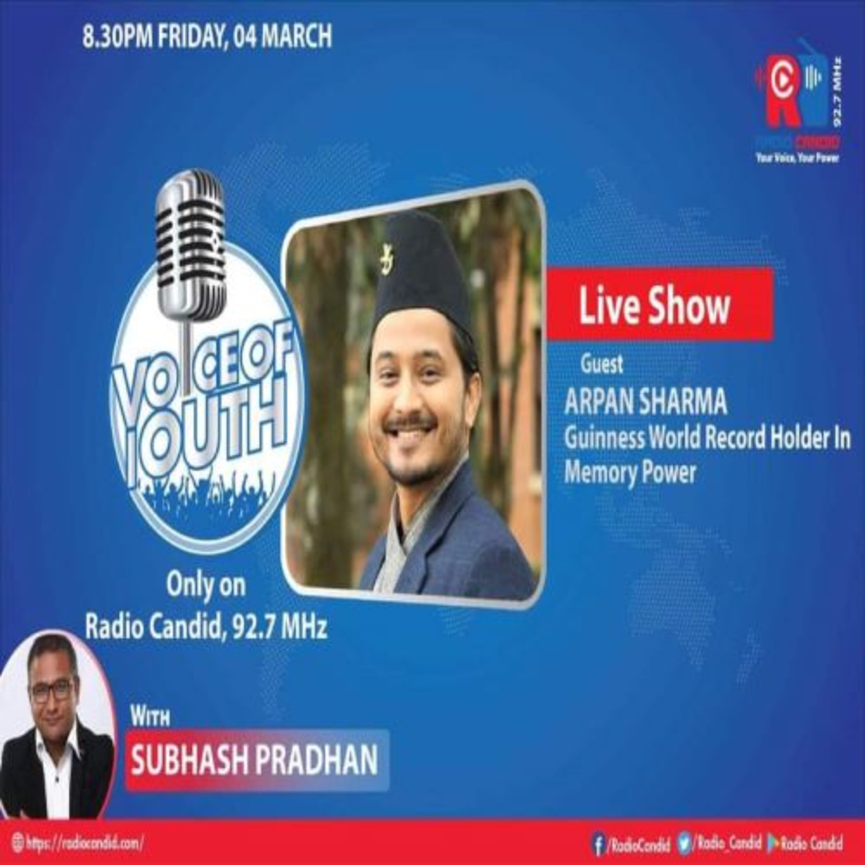 Voice Of Youth-Arpan Sharma-Guiness Record Holder In Memory Power episode artwork