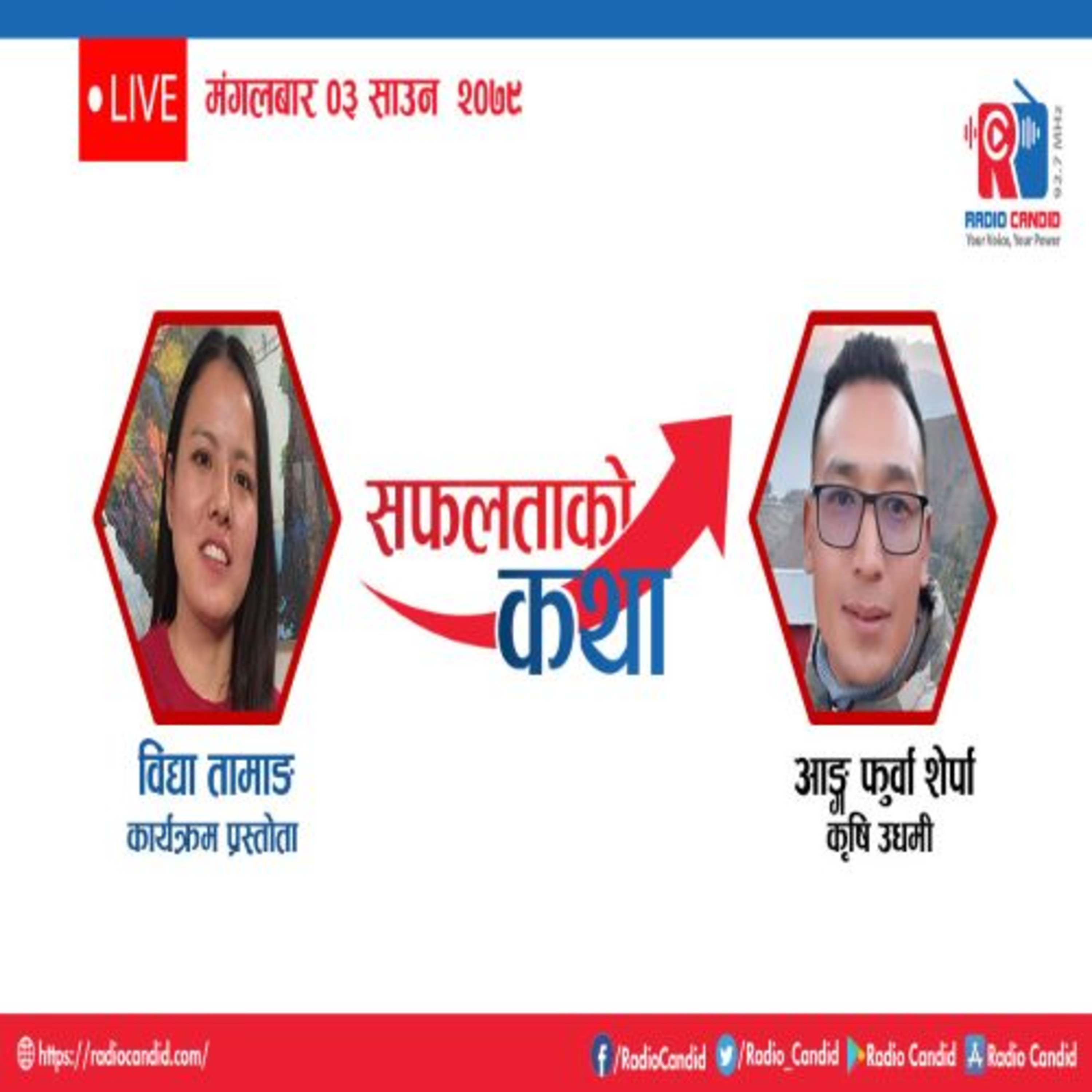 कार्यक्रम सफलताको कथामा आज हामी कृषि उधमी आङग् फुर्वा शेर्पासगँ कुराकानी गर्दैछौँ episode artwork