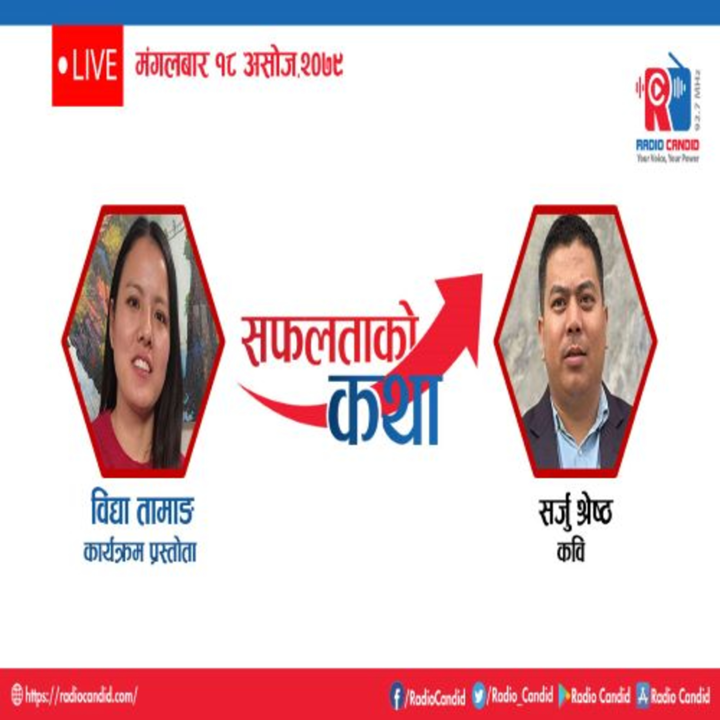 कार्यक्रम सफलताको कथामा आज कवि सर्जु श्रेष्ठसंगको कुराकानि episode artwork
