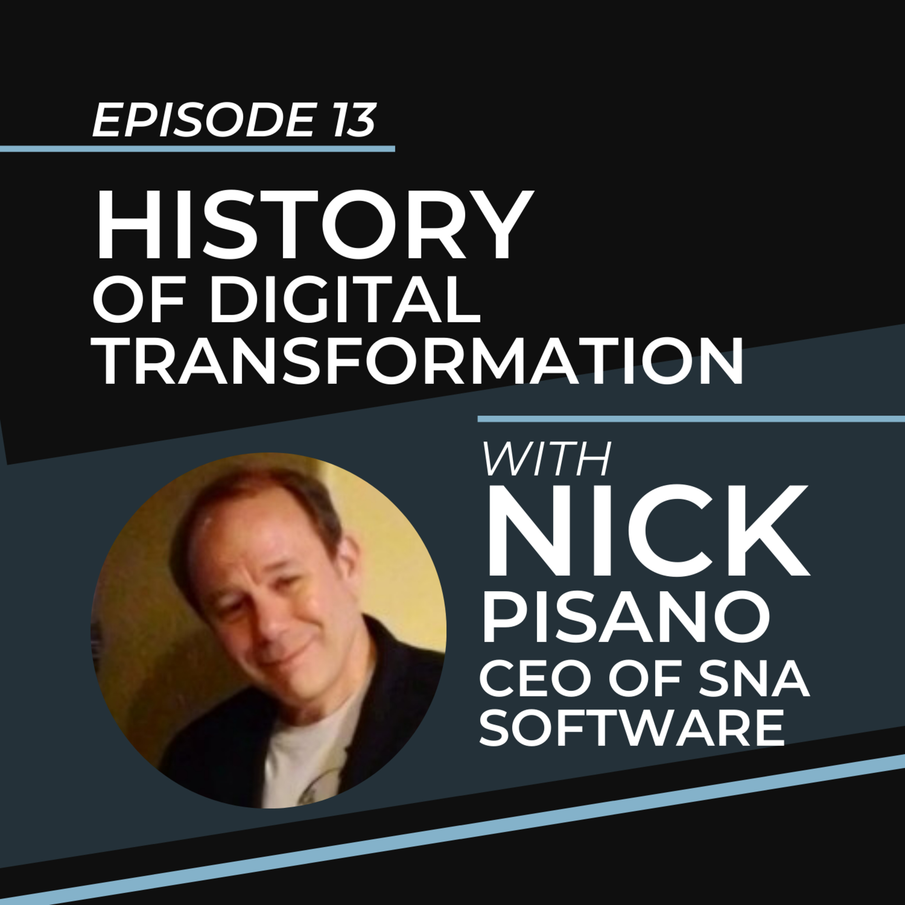 013 - History of Digital Transformation with Nick Pisano episode artwork