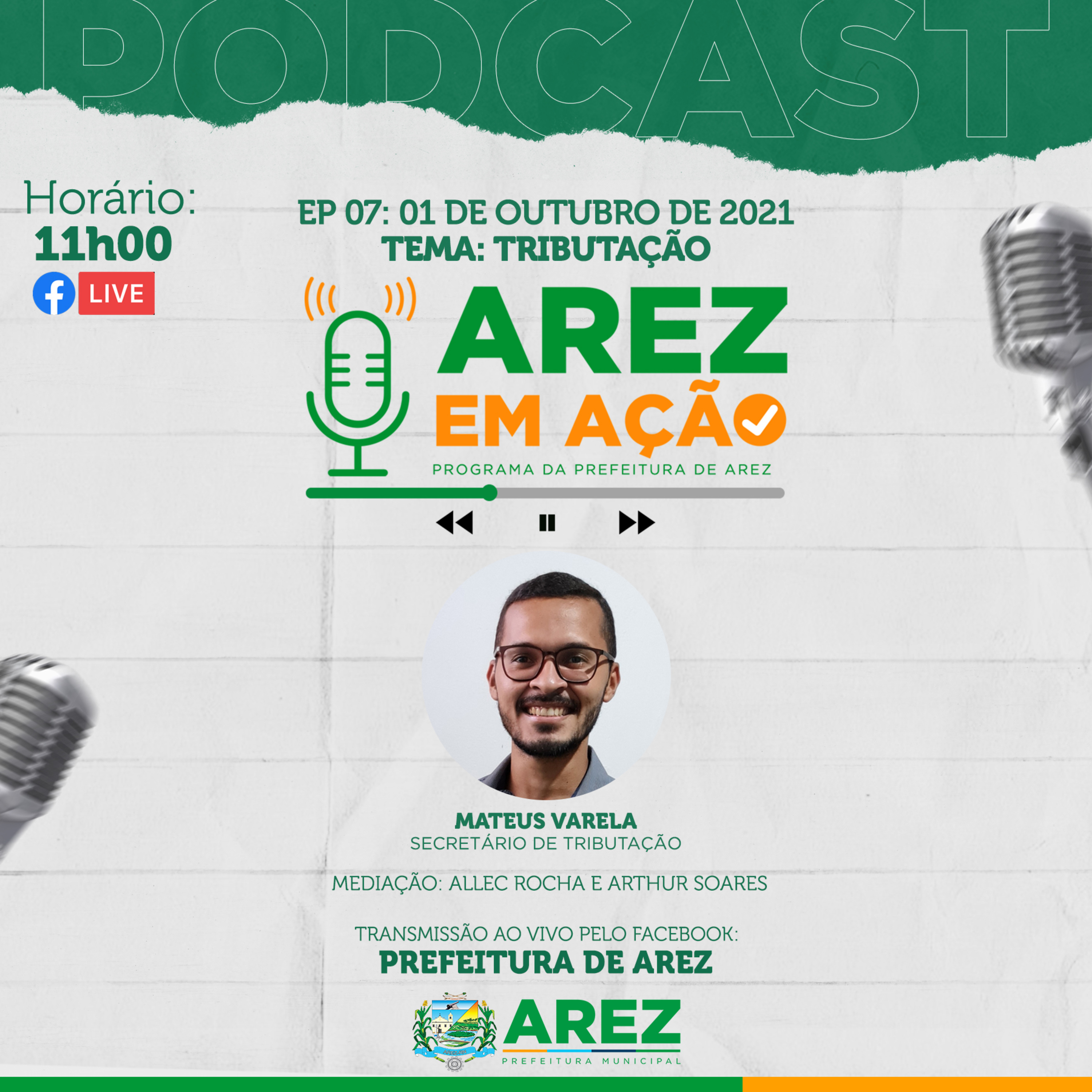 Programa Arez em Ação - Ep 07: Tributação episode artwork