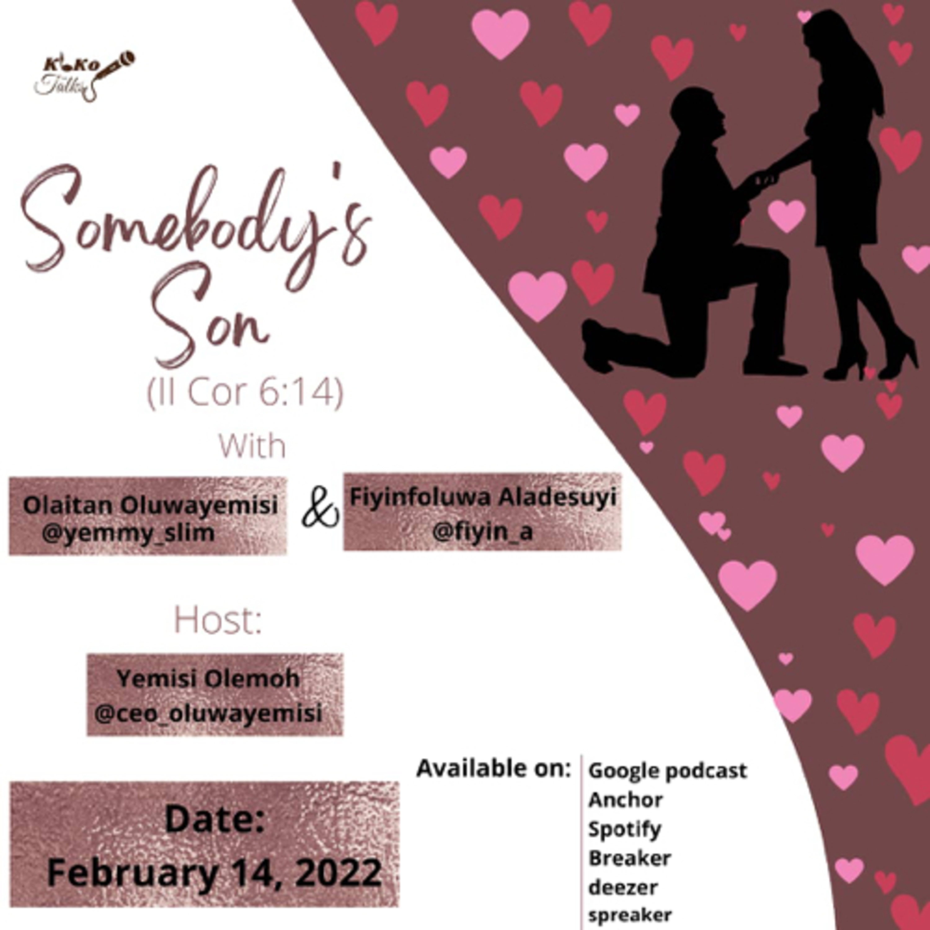 SOMEBODY’S SON episode artwork
