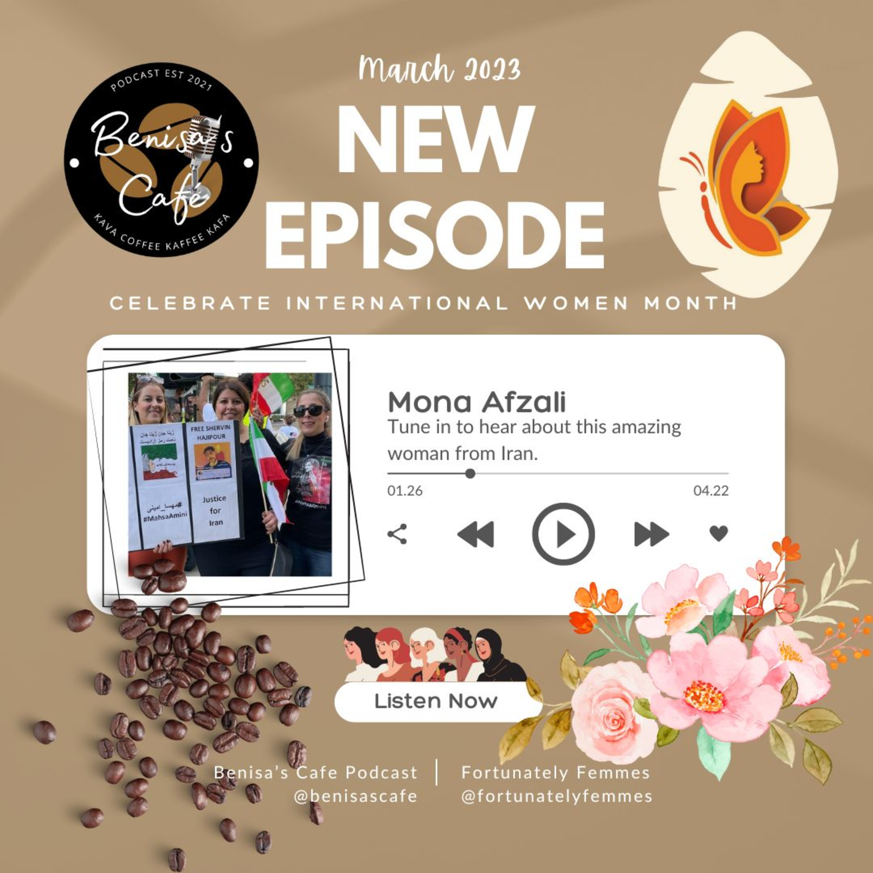 Celebrate International Women's Month - Interview with Mona A. #benisascafe #8mart #womenofIran