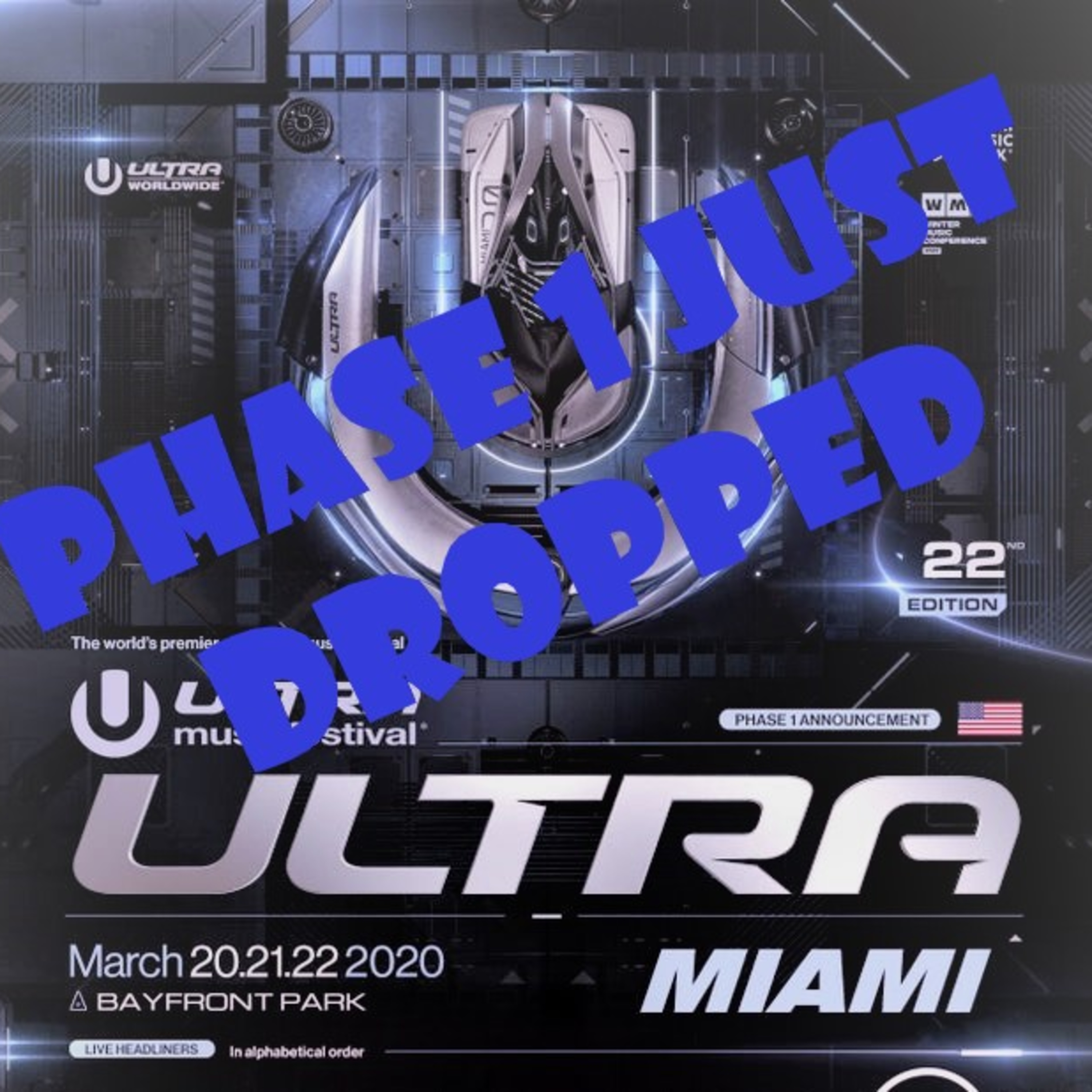 Ultra 2019 drops Phase 1 line up | Episode 137