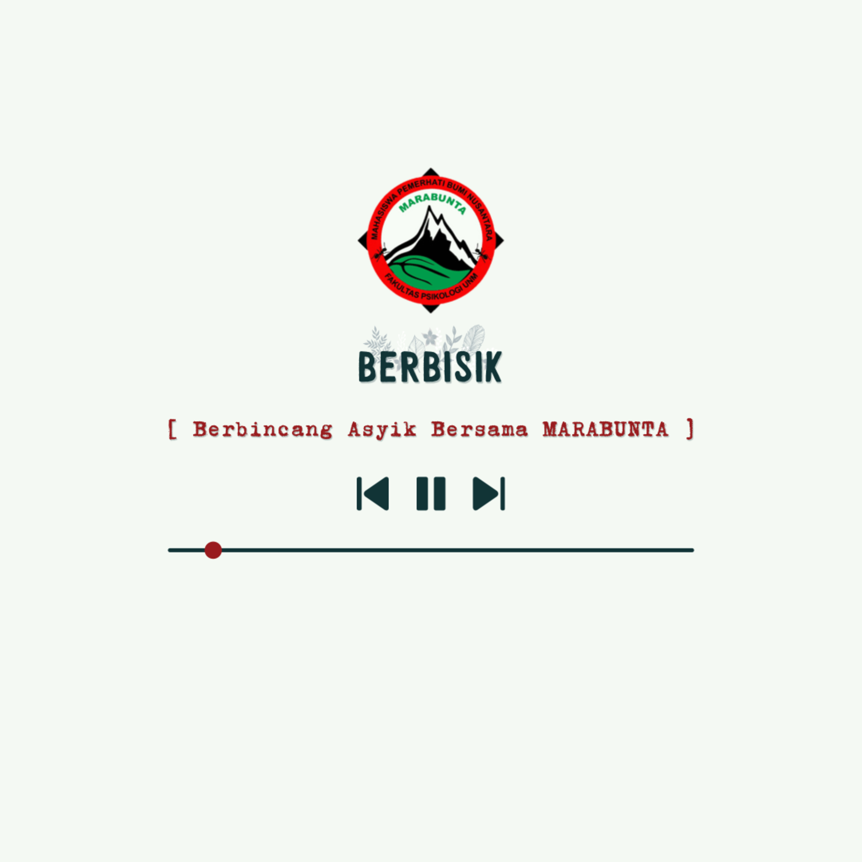 BERBISIK🤫 [ Berbincang Asyik Bersama MARABUNTA🐜 ] episode 1