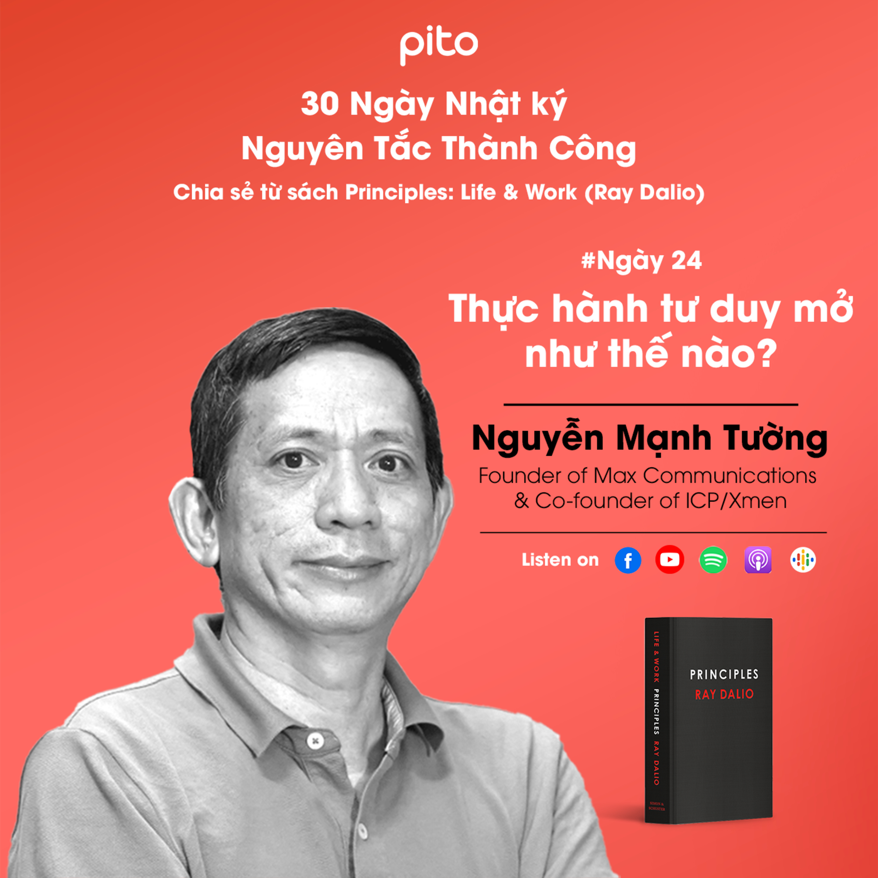 30 Ngày Nhật ký Nguyên tắc Thành công | Nguyễn Mạnh Tường | Theo Principles: Life & Work (Ray Dalio)