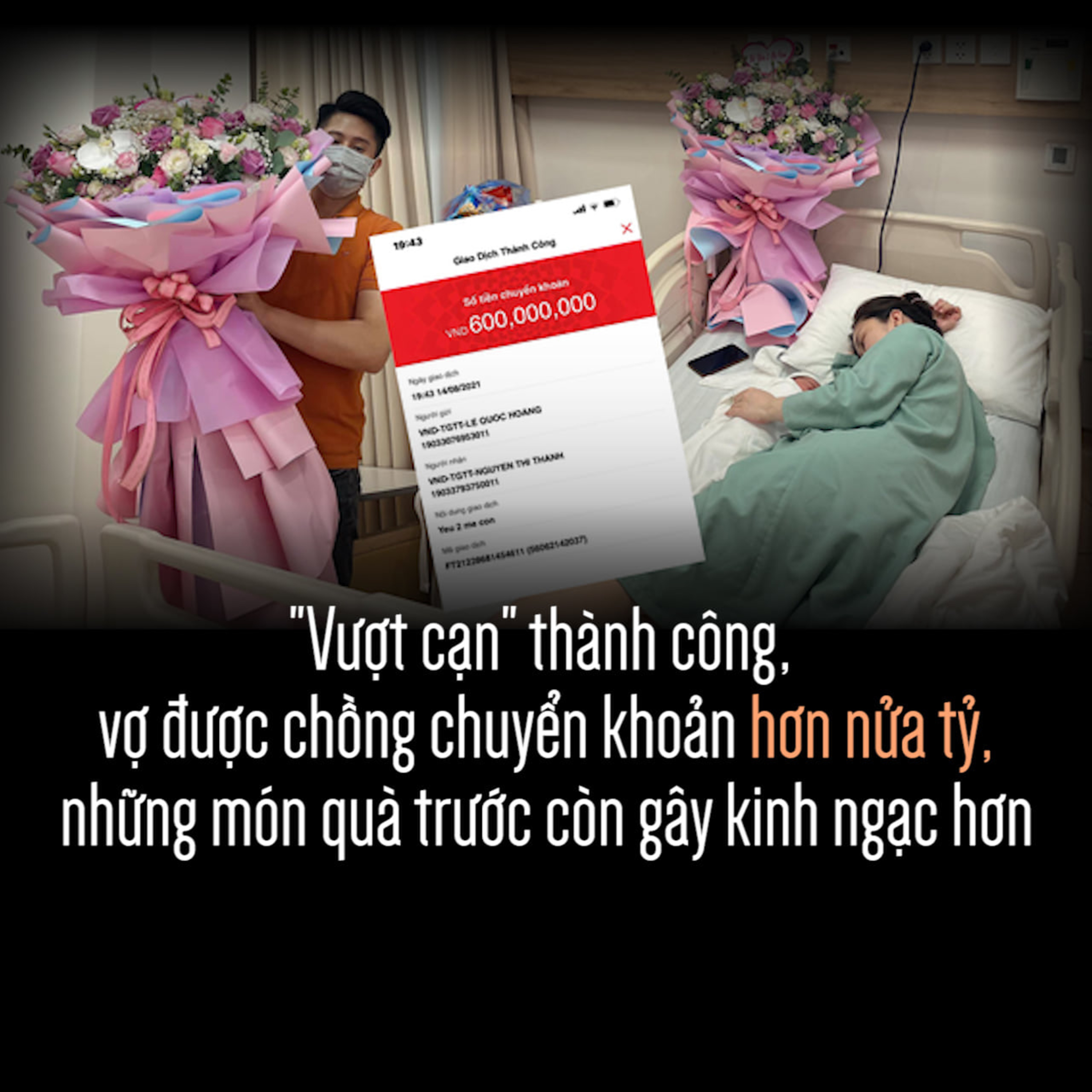"Vượt cạn" thành công, vợ được chồng chuyển khoản hơn nửa tỷ, những món quà trước còn gây kinh ngạc hơ episode artwork