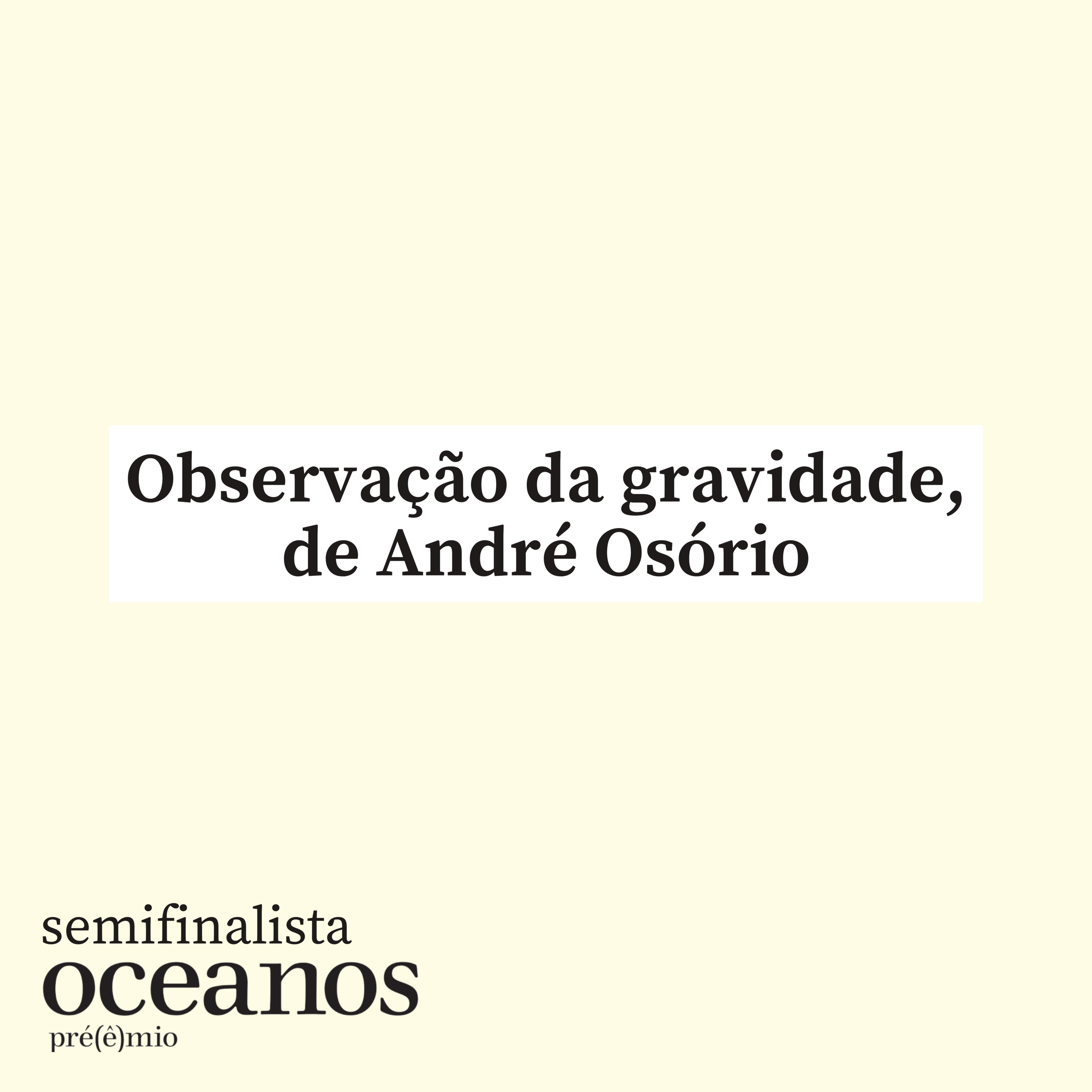Oceanos - Prêmio de Literatura em Língua Portuguesa