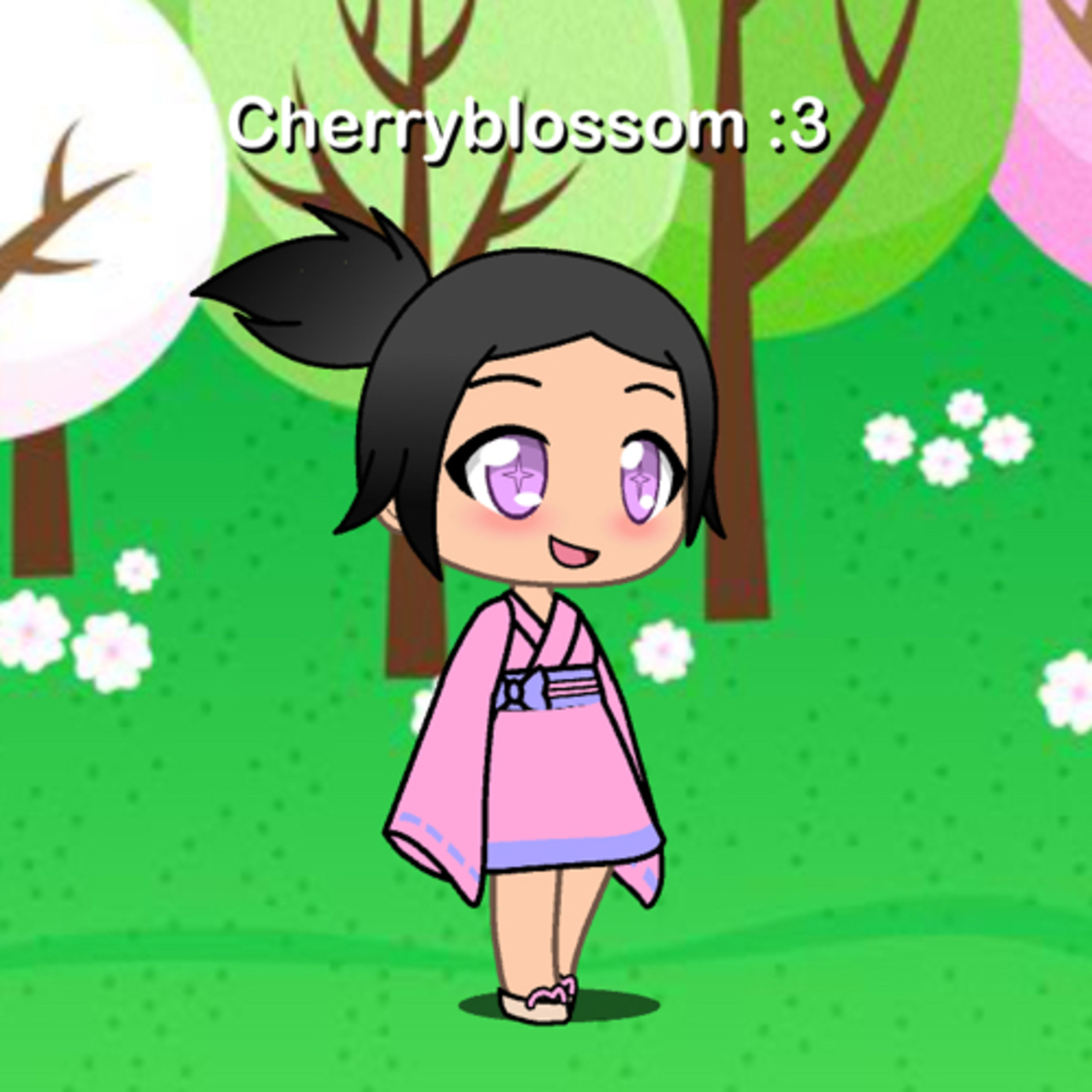 Turning the cherry blossom set into a gatcha character!! episode artwork
