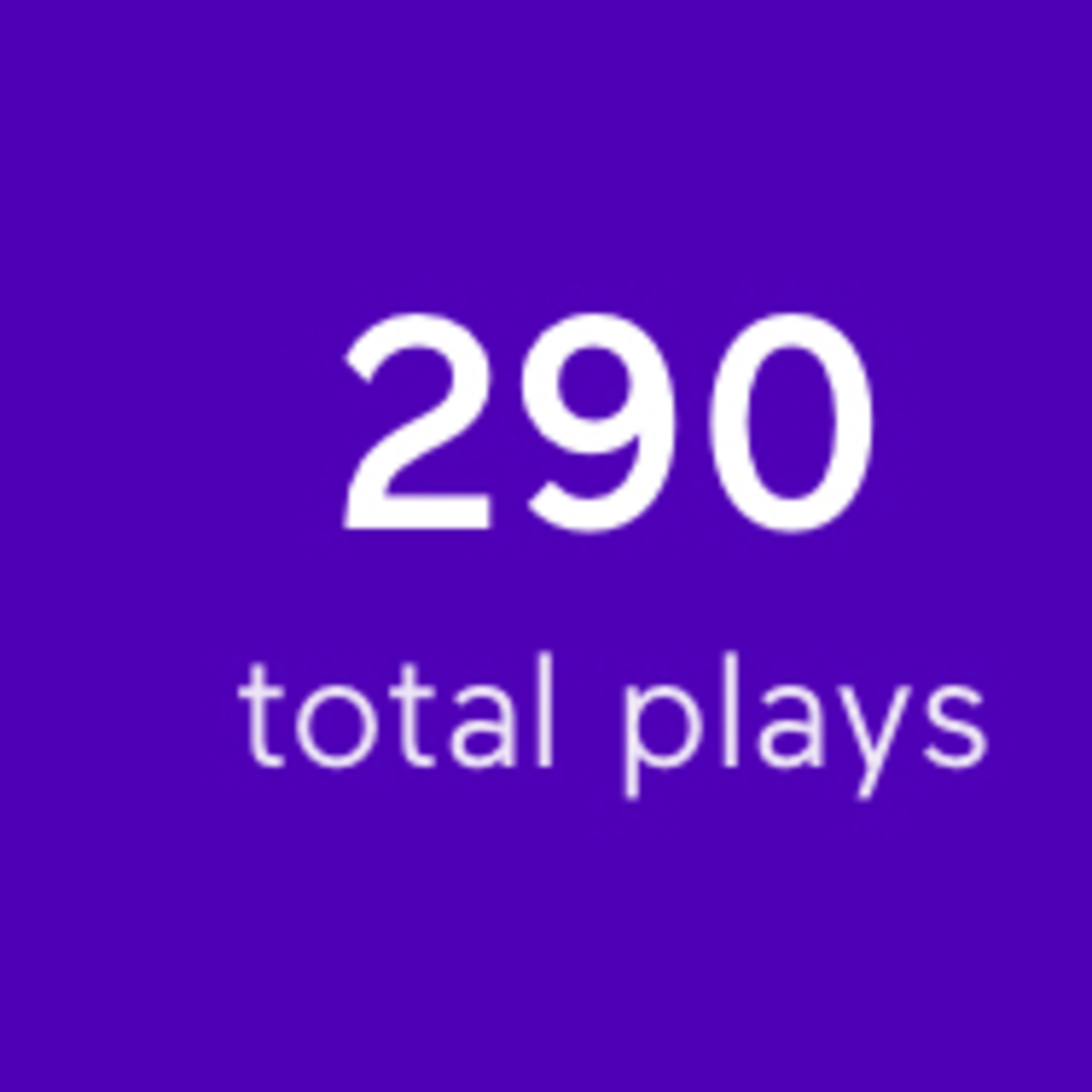 How are we nearly at 300 plays?? episode artwork