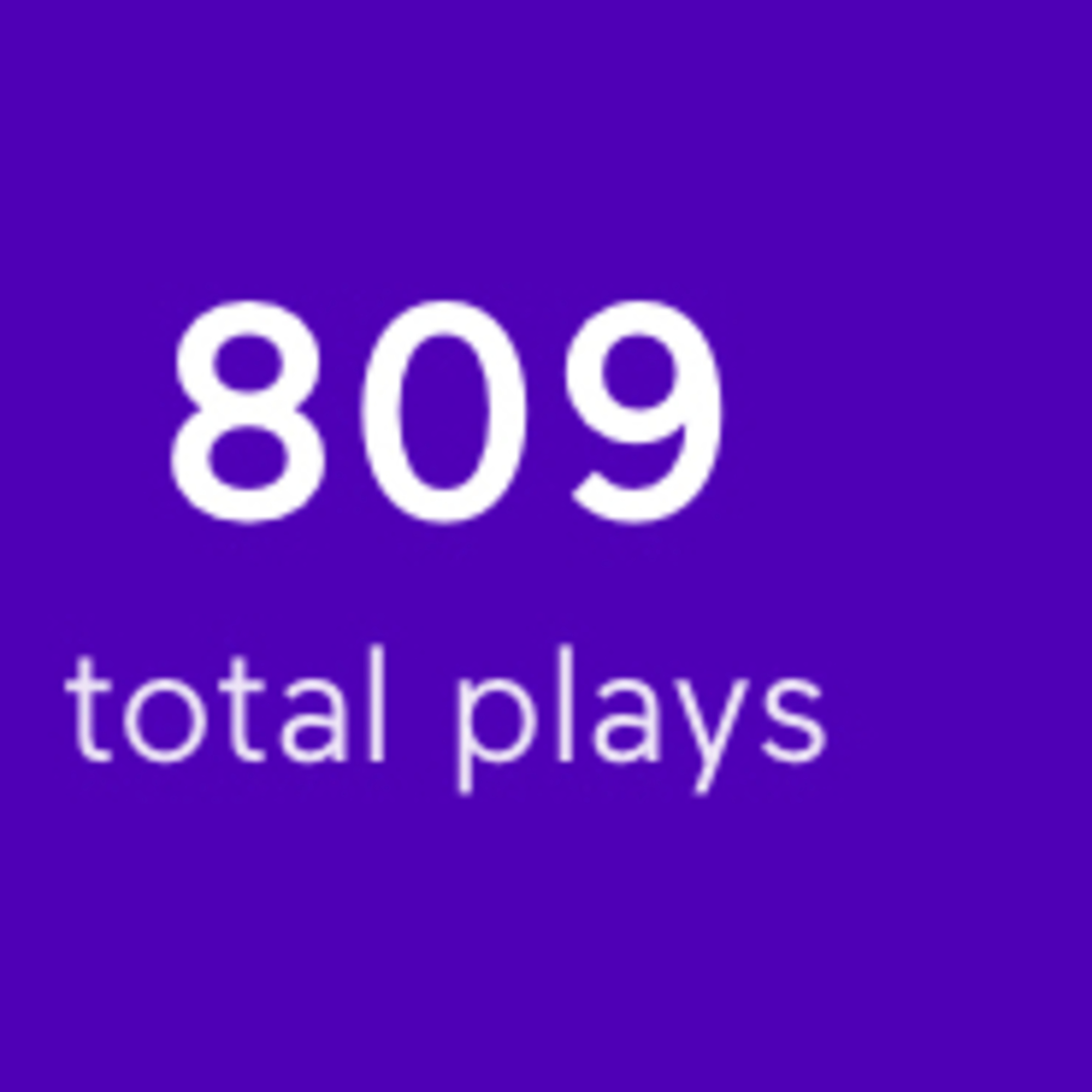 Thank you for 800 plays!! episode artwork