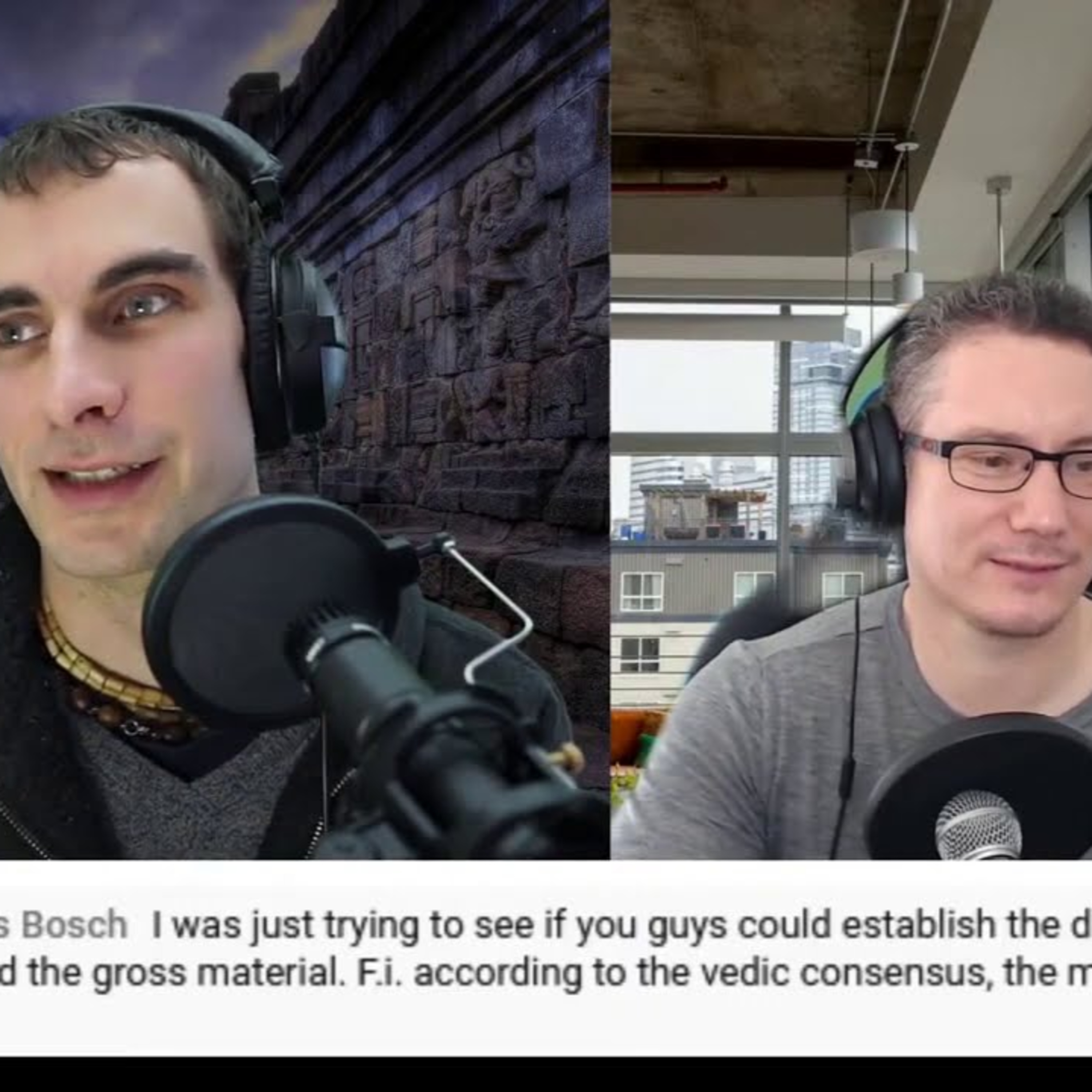 Josh Wulf and Arjuna carry on discussion following the debate with Aron Ra episode artwork