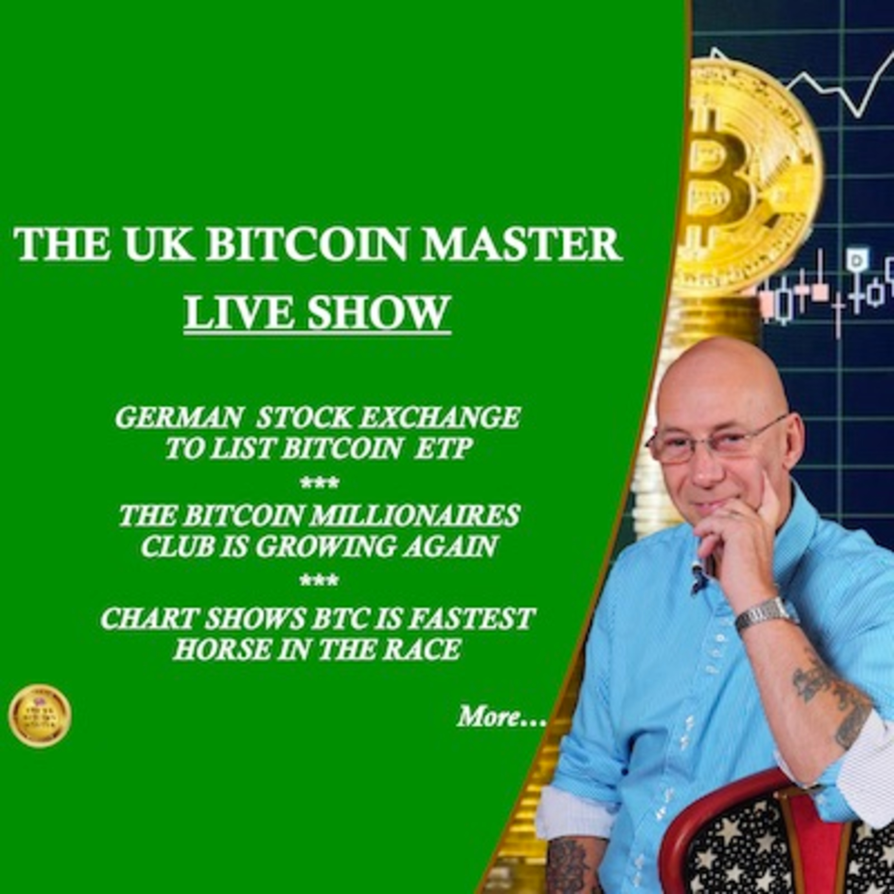 BTC TO BE ON GERMAN STOCK EXCHANGE, BTC MILLIONAIRE CLUB GROWS AGAIN , BTC FASTEST HORSE IN RACE!