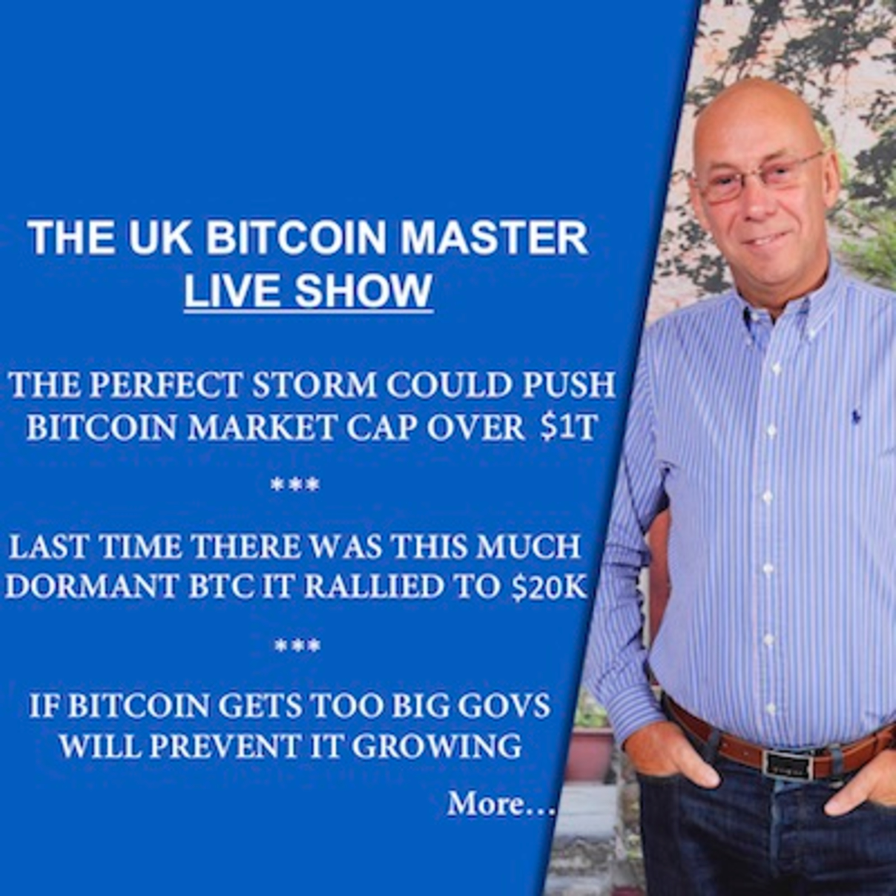 PERFECT STORM & BTC MARKET OVER $1T - LAST TIME BTC WENT TO $20K - JIM ROGERS GOVS WILL STOP BITCOIN