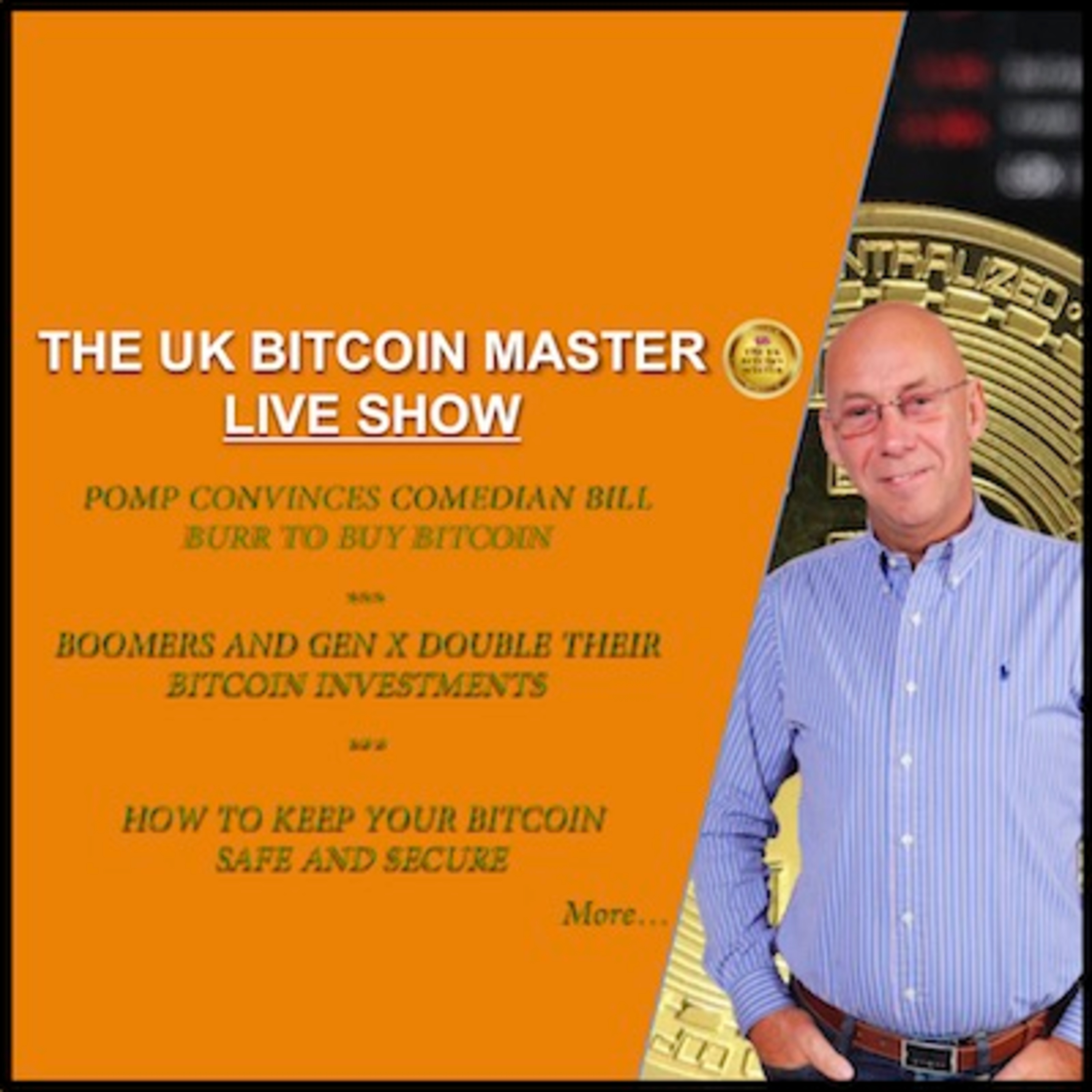 POMP CONVINCES COMEDIAN TO BUY BTC - BOOMERS & GEN X DOUBLING DOWN ON BTC - HOW TO KEEP YR BTC SAFE!