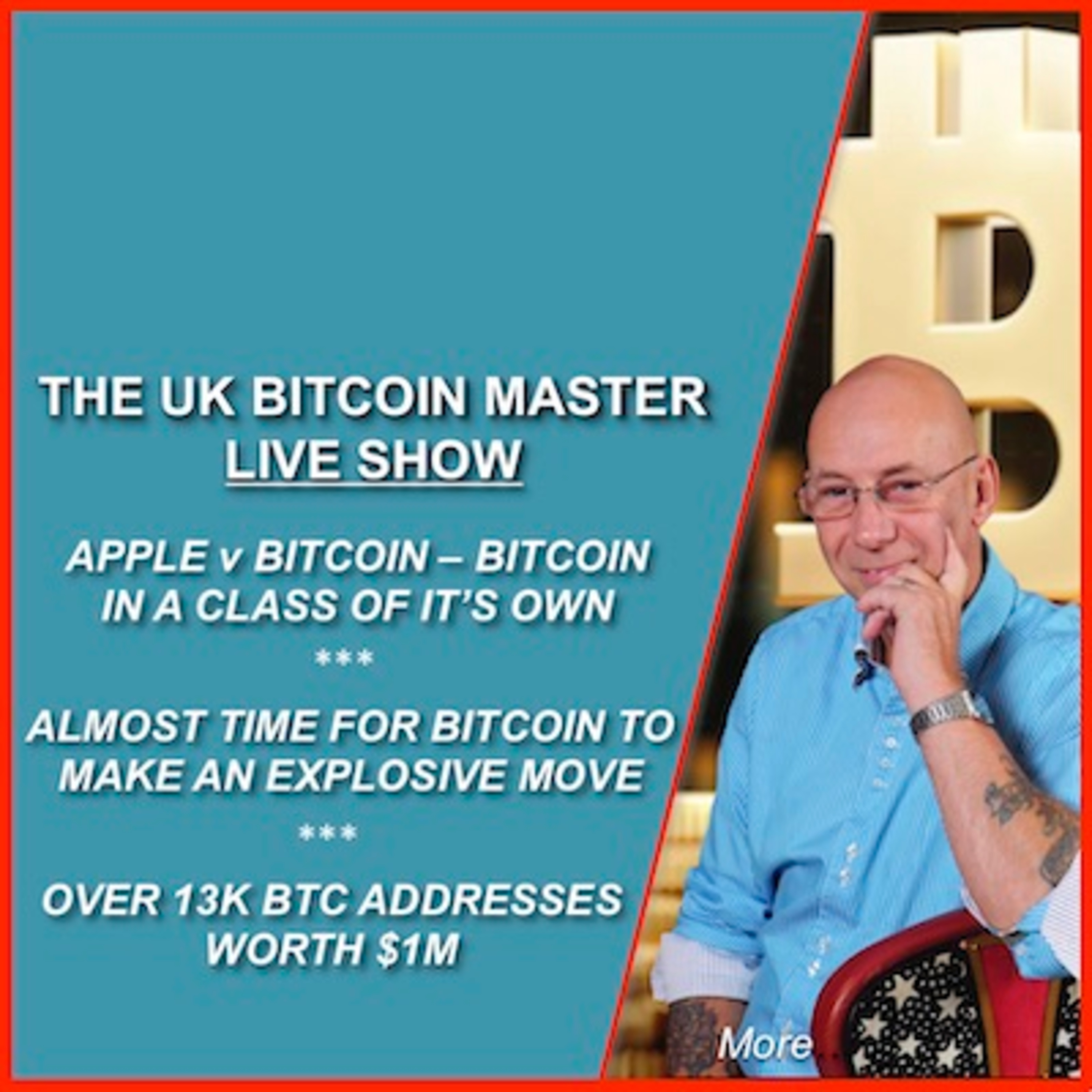 BITCOIN IN A CLASS OF IT’S OWN - ALMOST TIME FOR A BIG BTC MOVE - OVER 13K BTC ADDRESSES WORTH $1M