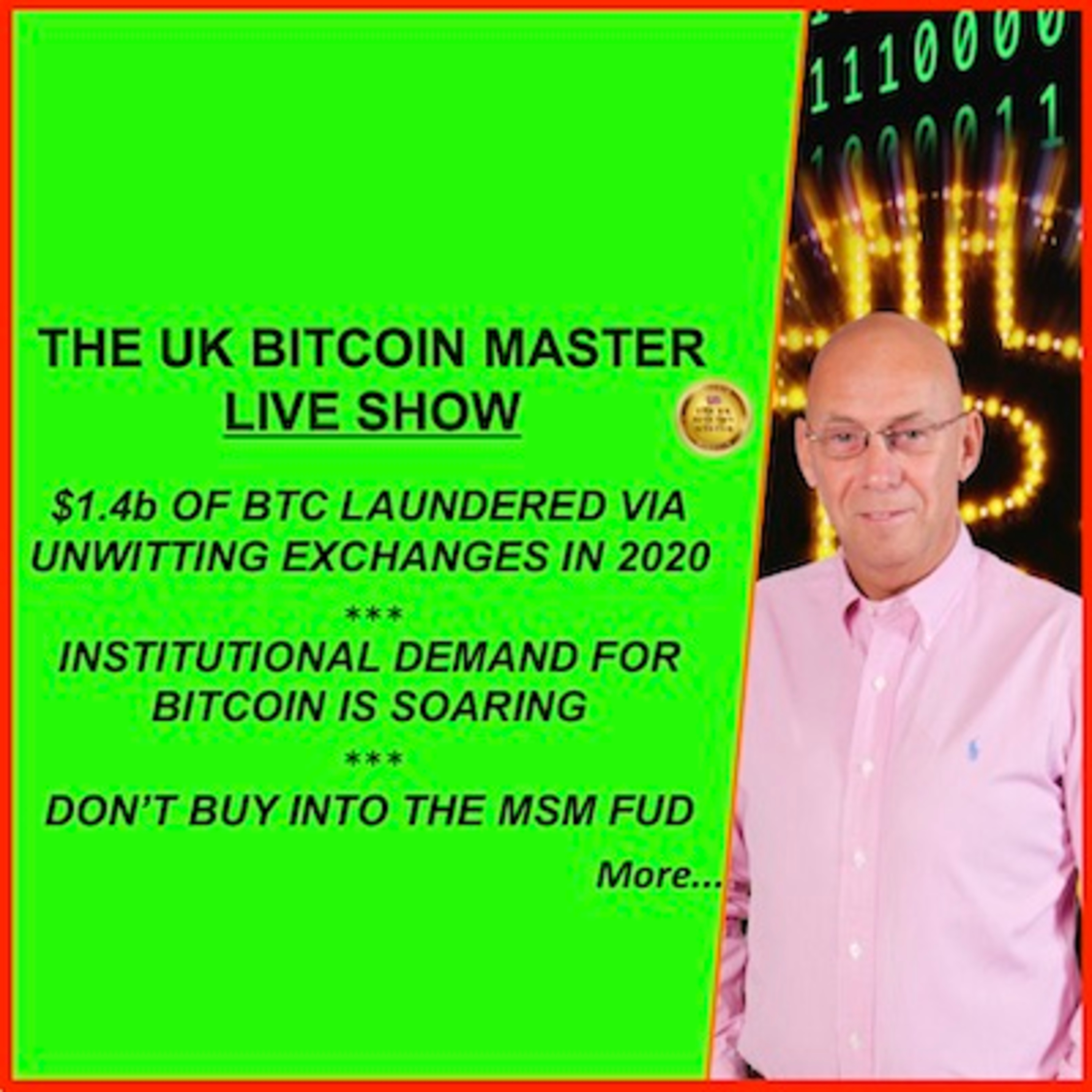 $1.4b BTC LAUNDERED VIA EXCHANGES IN 2020, INSTITUTIONAL DEMAND FOR BTC SOARING, DON'T BUY THE FUD