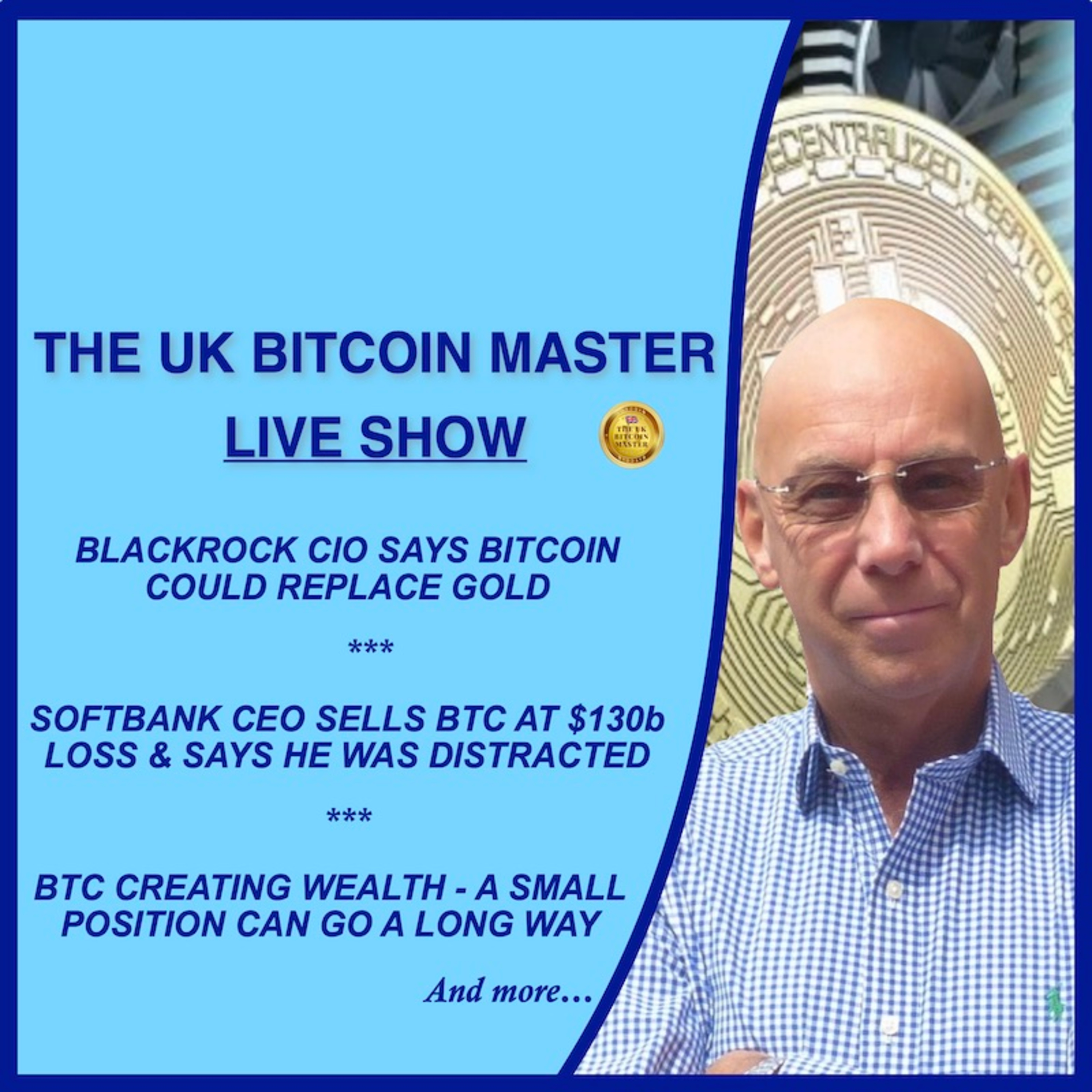 BLACKROCK CIO-BTC COULD REPLACE GOLD, CEO $130M LOSS SELLING BTC, EVEN A SMALL BTC POSITION IS GOOD
