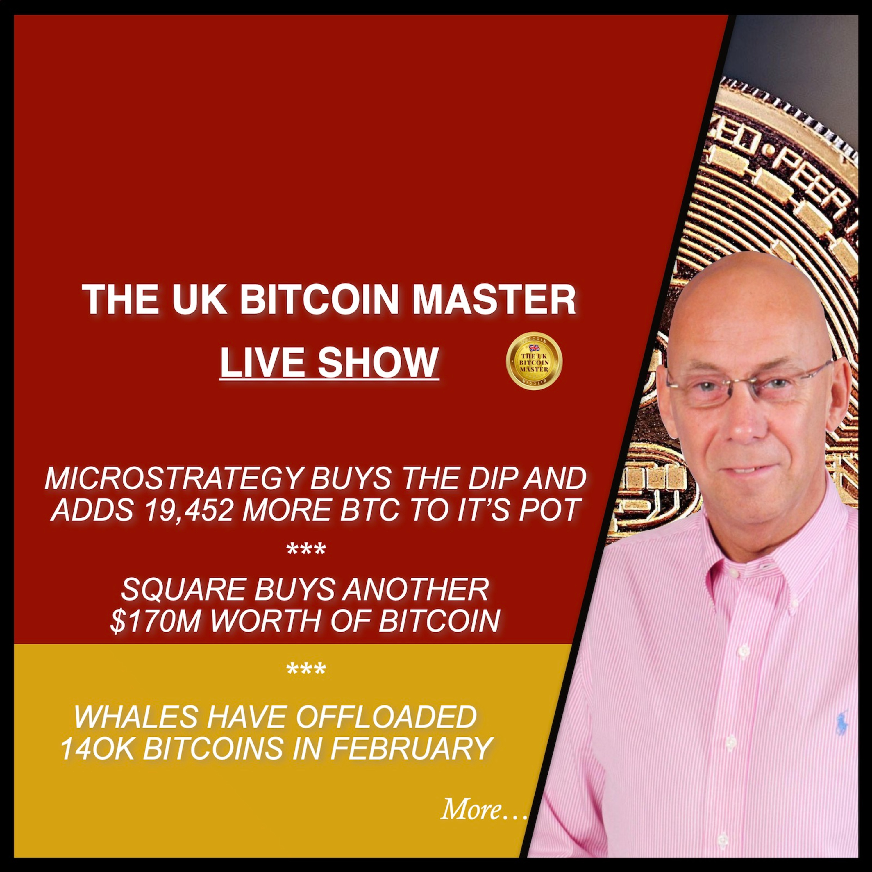 MICROSTRATEGY BUYS ANOTHER 19K BTC - SQUARE BUYING BTC TOO - WHALES OFFLOAD 140K BITCOINS THIS MONTH