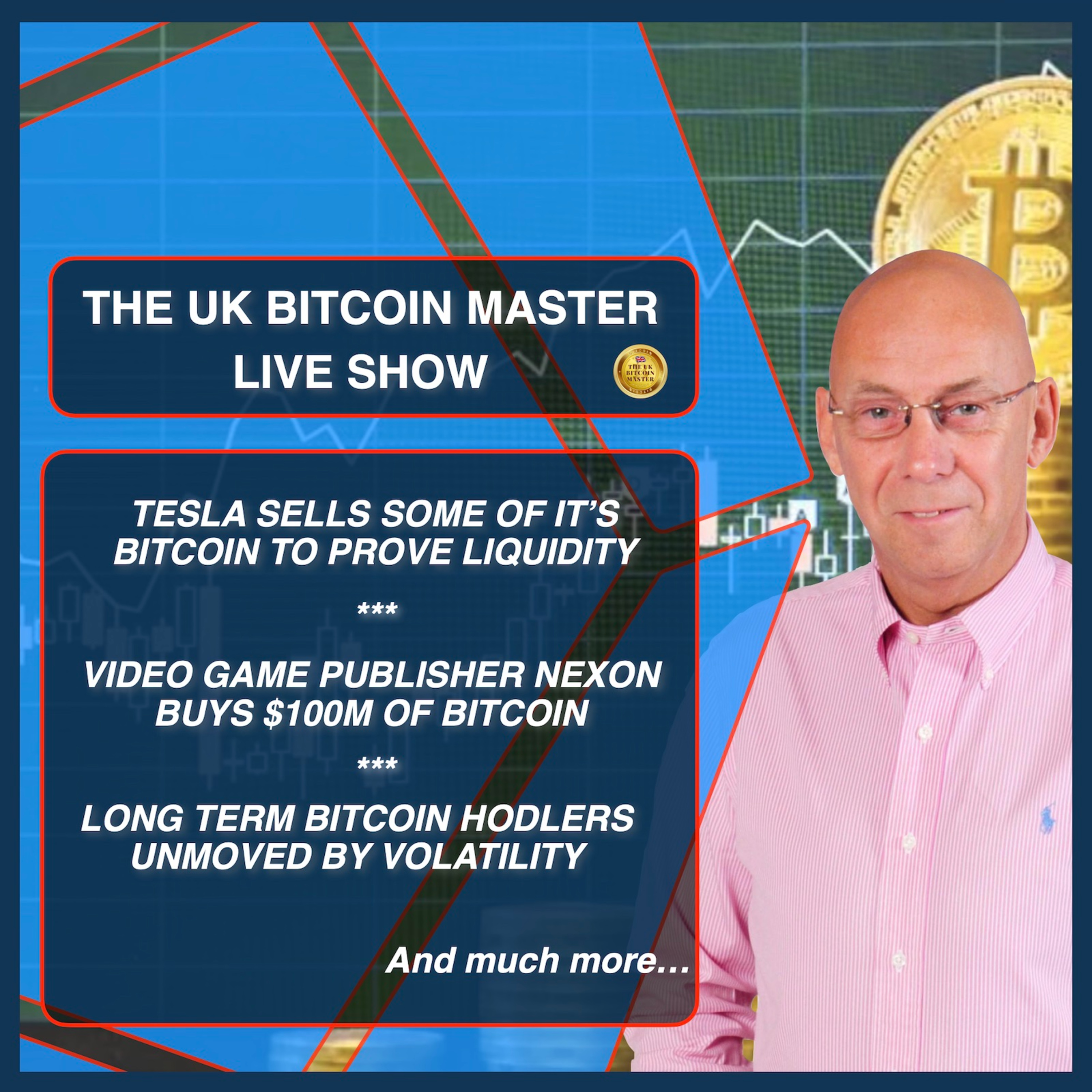 TESLA SELLS BTC TO SHOW LIQUIDITY, NEXON BUYS $100M OF BTC, LONG TERM HODLERS UNMOVED BY VOLATILITY