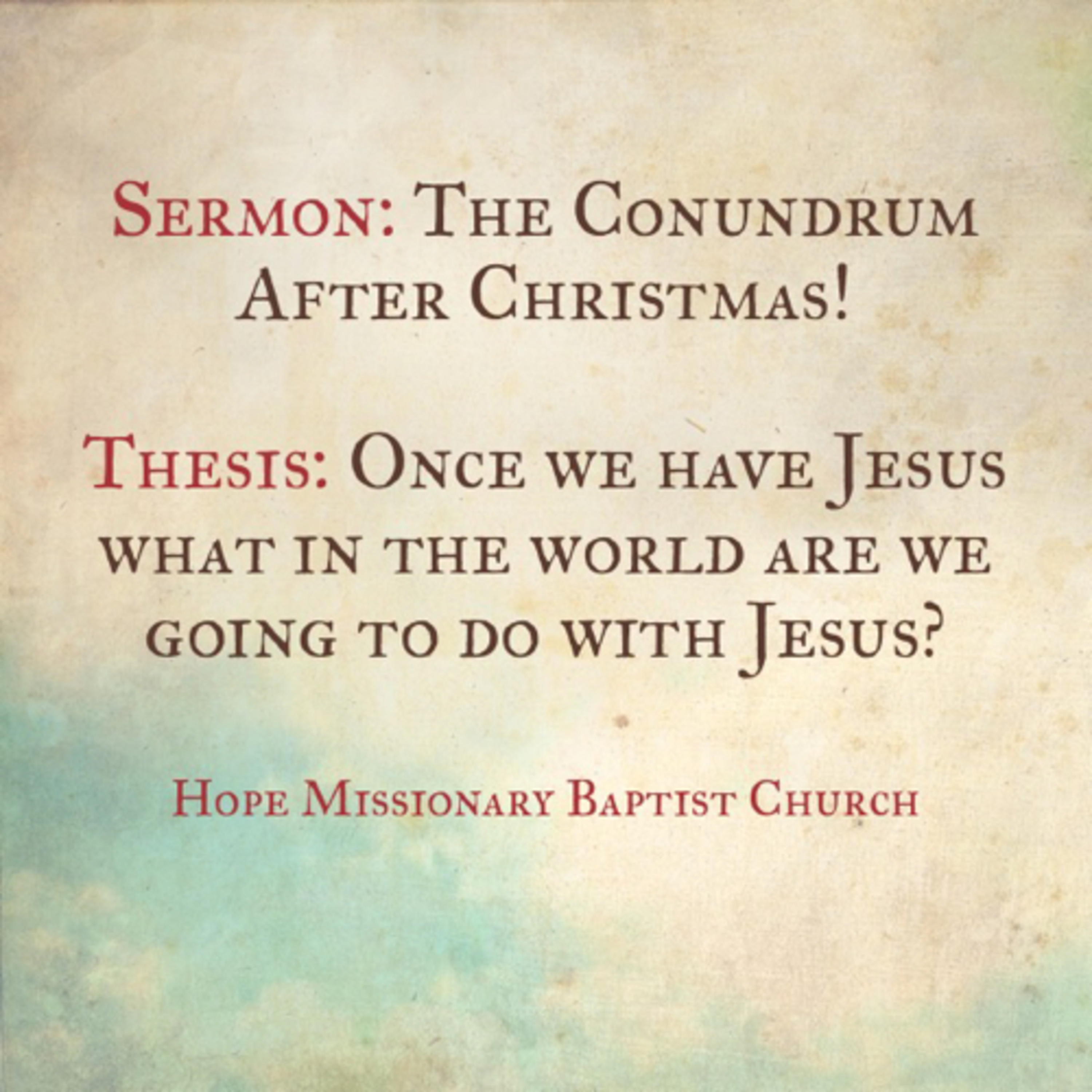 Hope Missionary Baptist Church