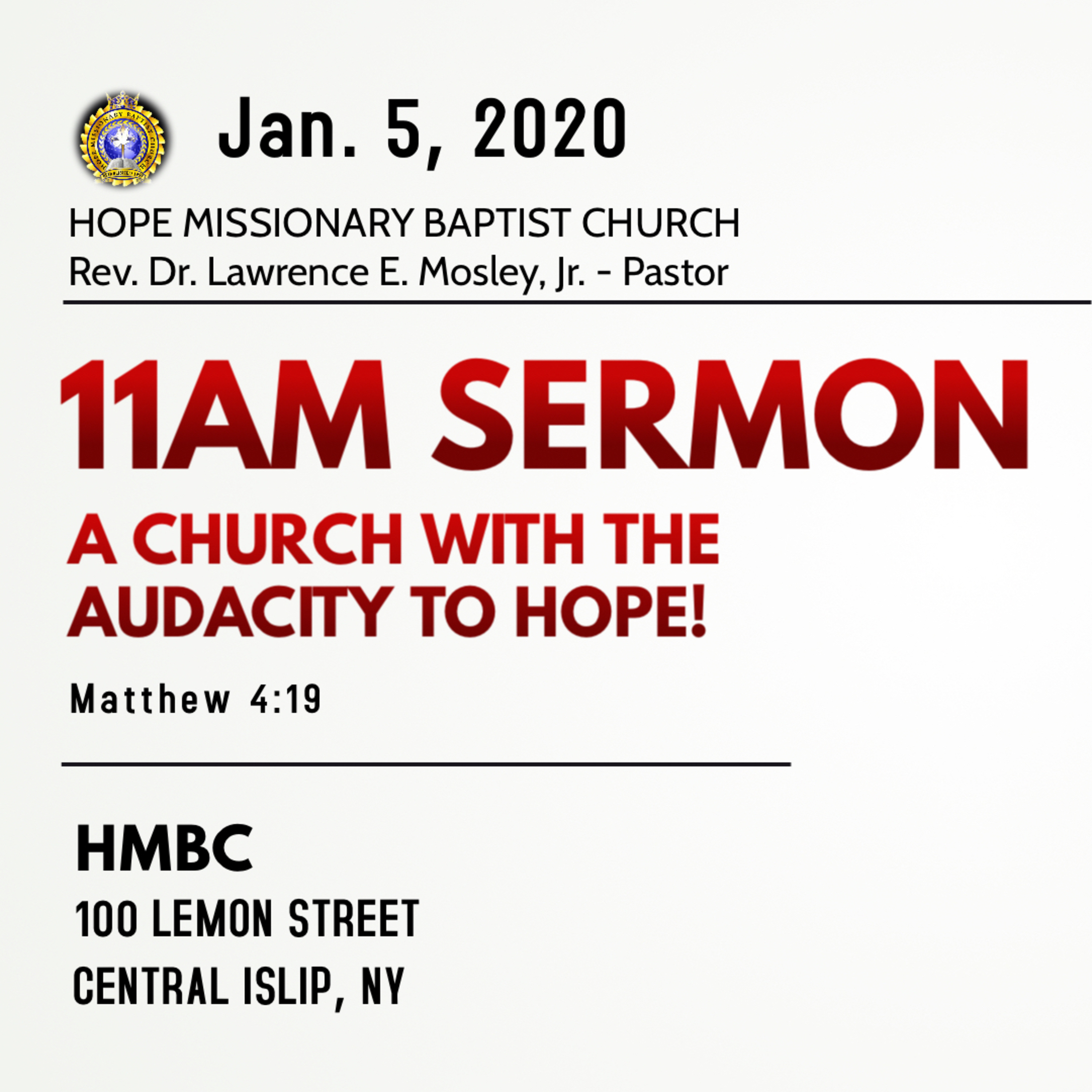 Hope Missionary Baptist Church