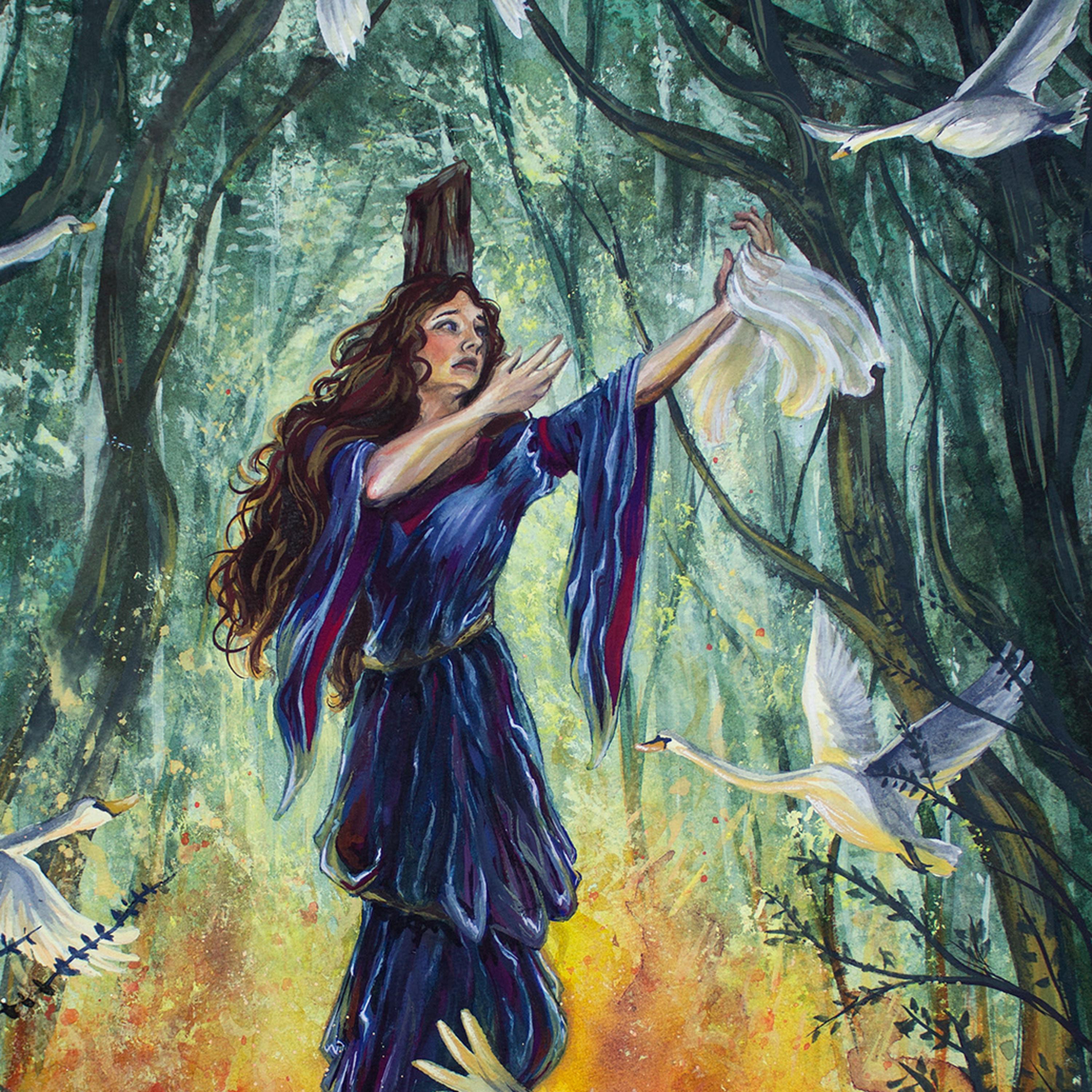 SÁU CON THIÊN NGA - Truyện cổ Grimm - Đọc truyện bé nghe episode artwork