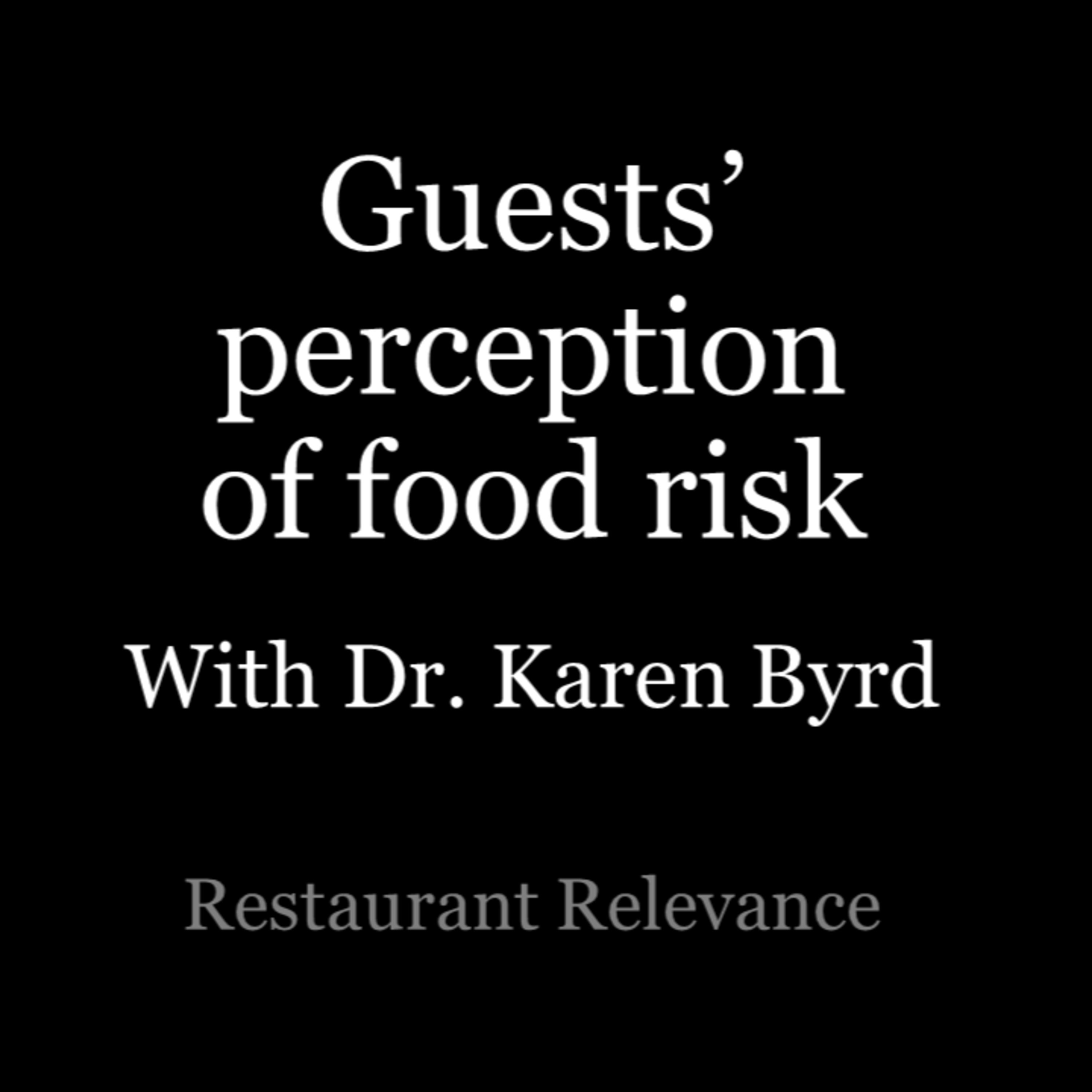 Restaurant Relevance - The podcast
