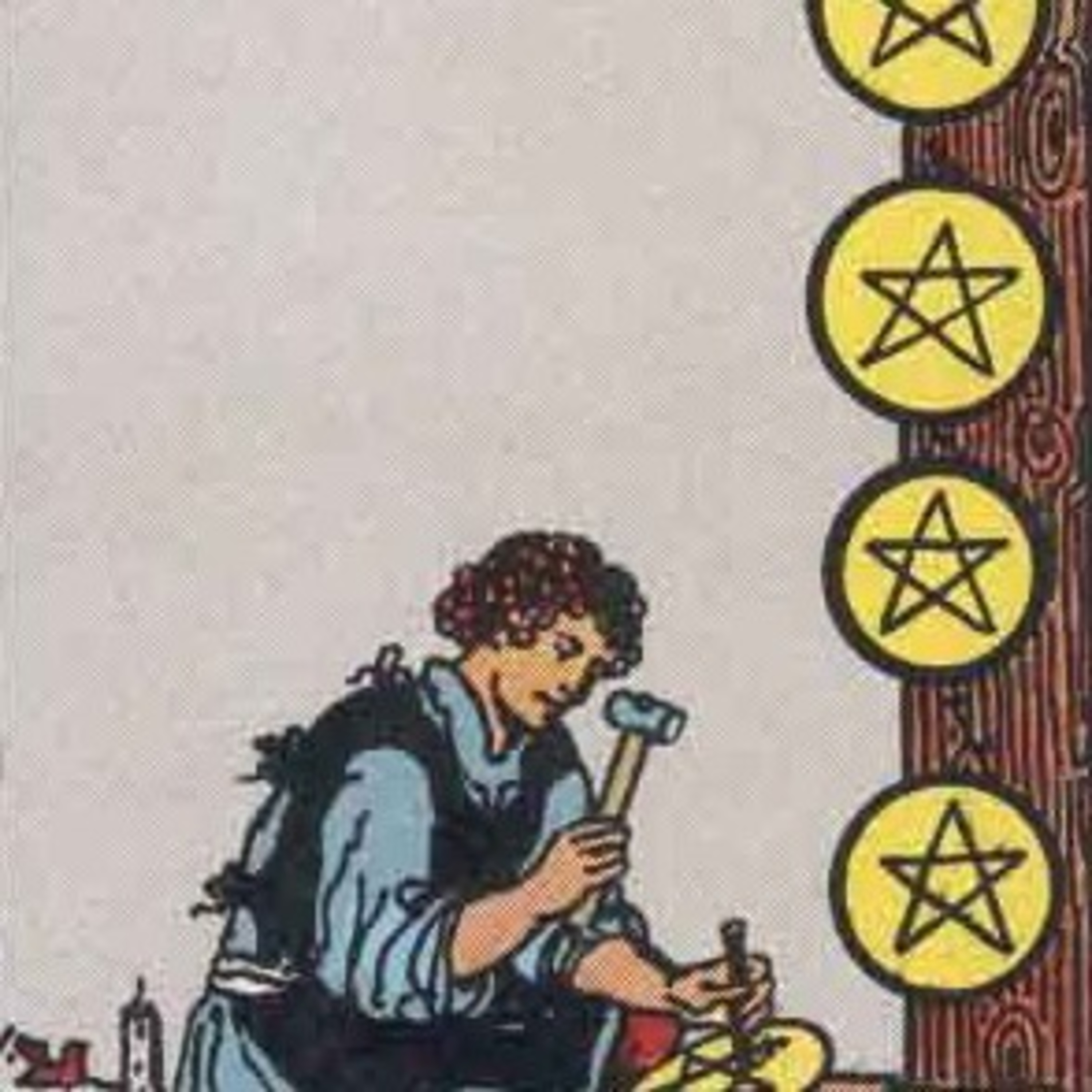 S3E16: Eight Of Pentacles (one step at a time, integrating lessons with the divine) episode artwork