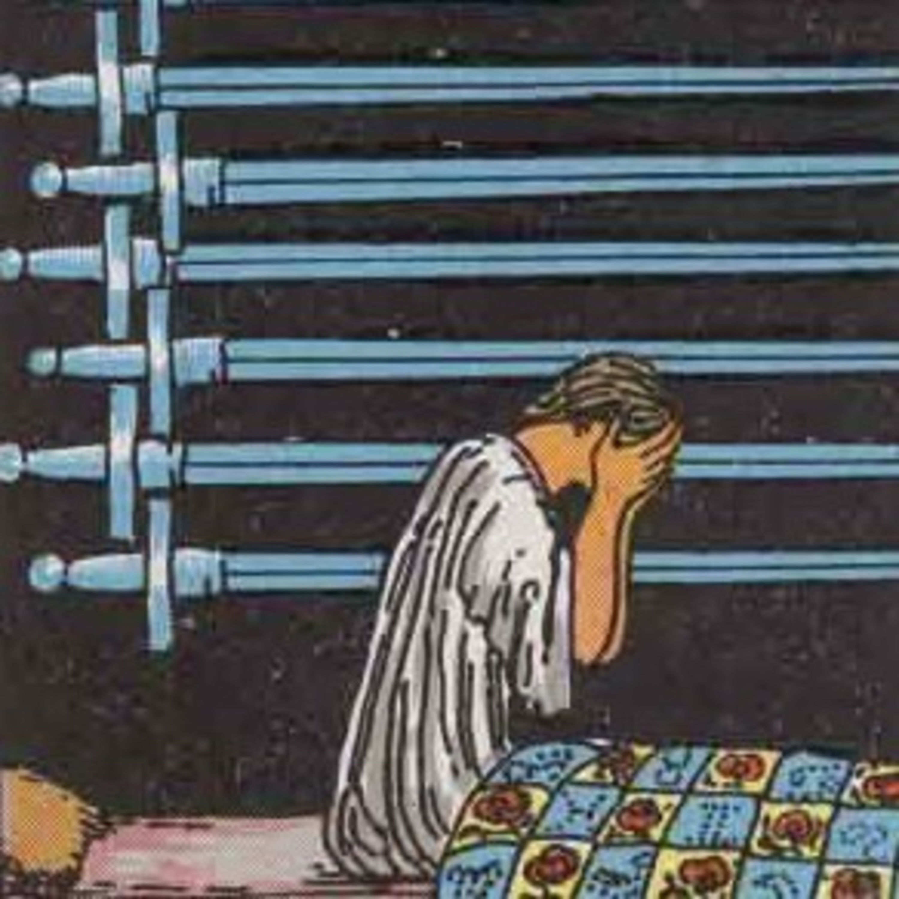 S3E17:9 of Swords (to drop the mask and face your internal purgatory) episode artwork