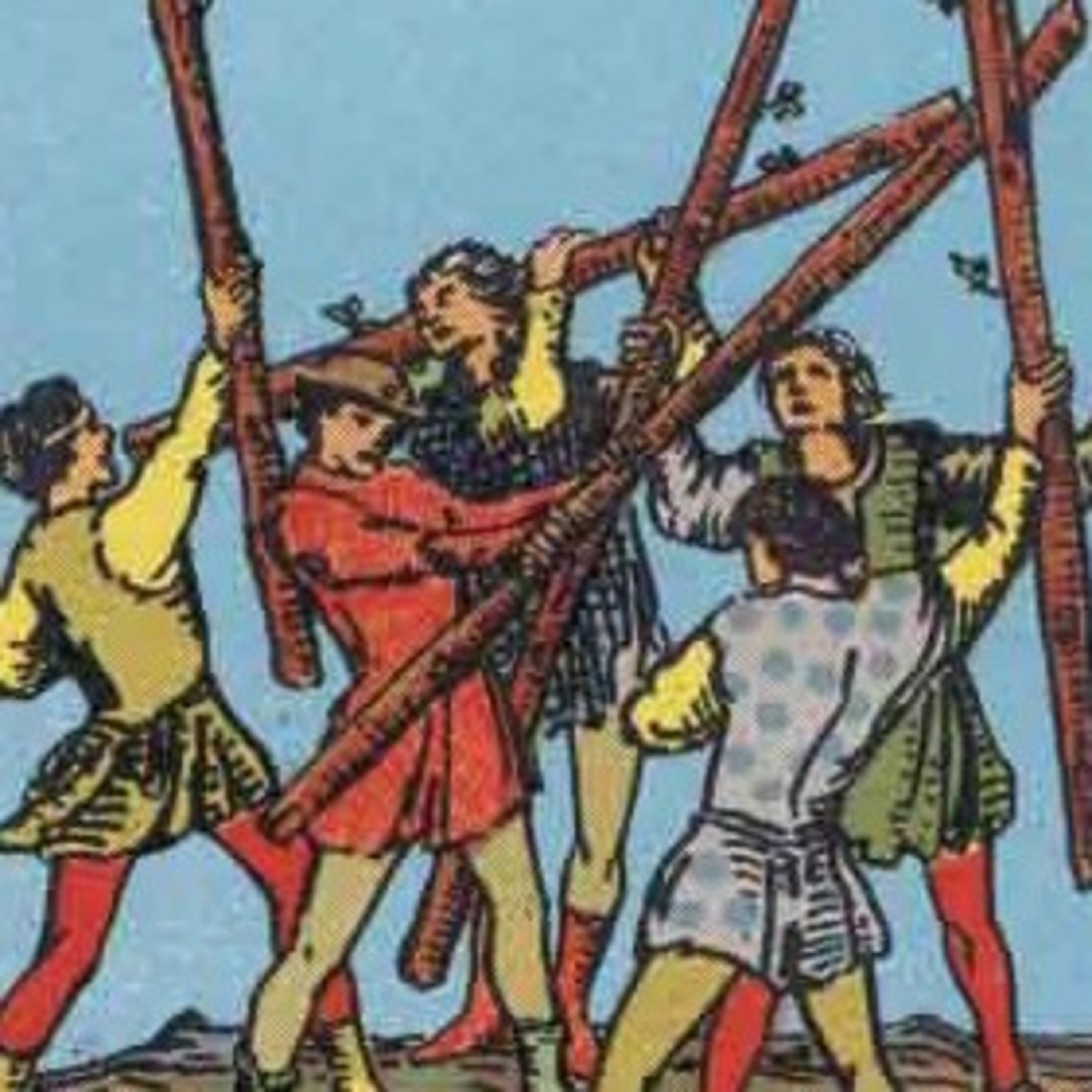 S3E20: 5 of Wands (choosing your battles and weapons wisely in the face of warfare) episode artwork