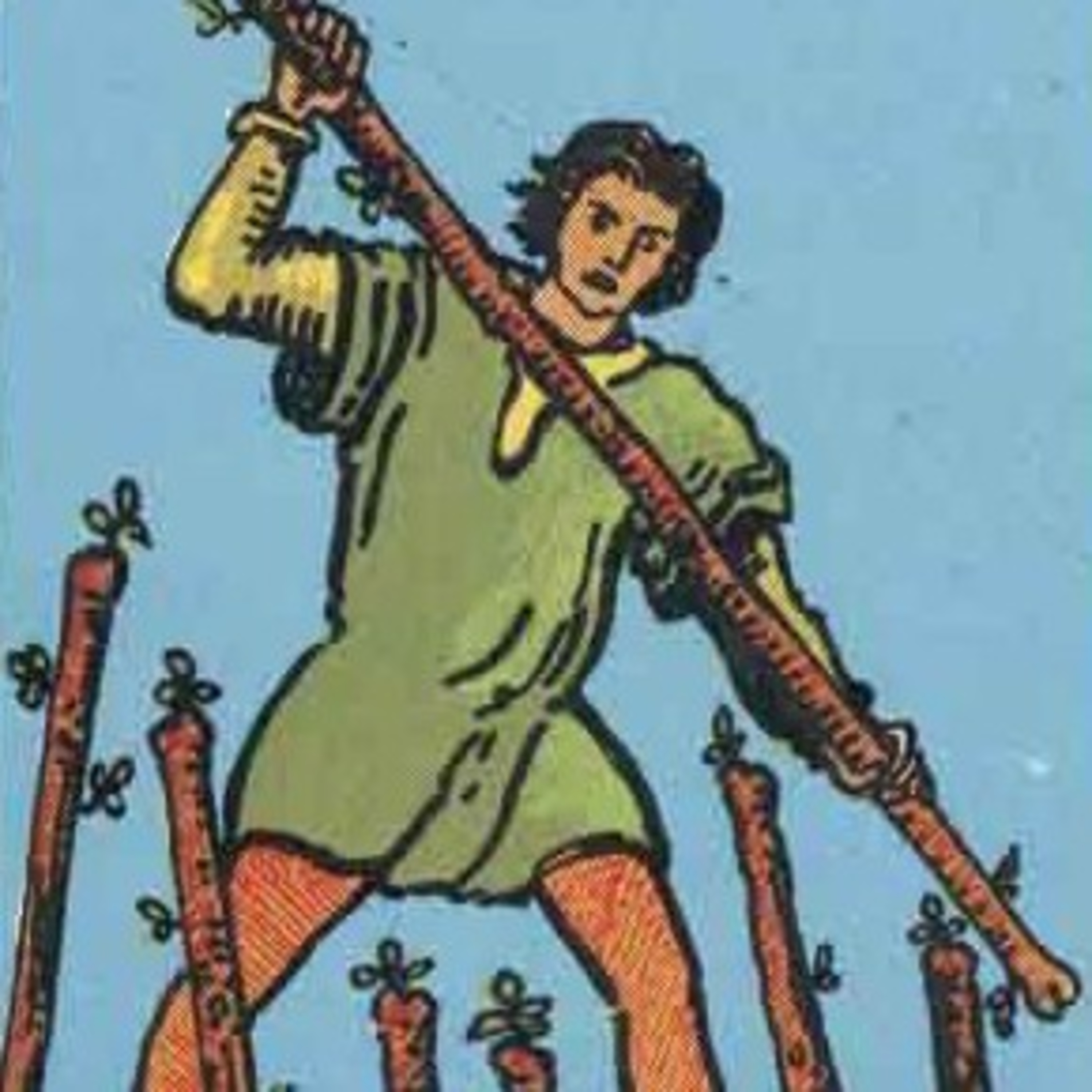 S3E26: 7 of Wands (defying the odds & working towards the ego's perceived unattainable cause) episode artwork